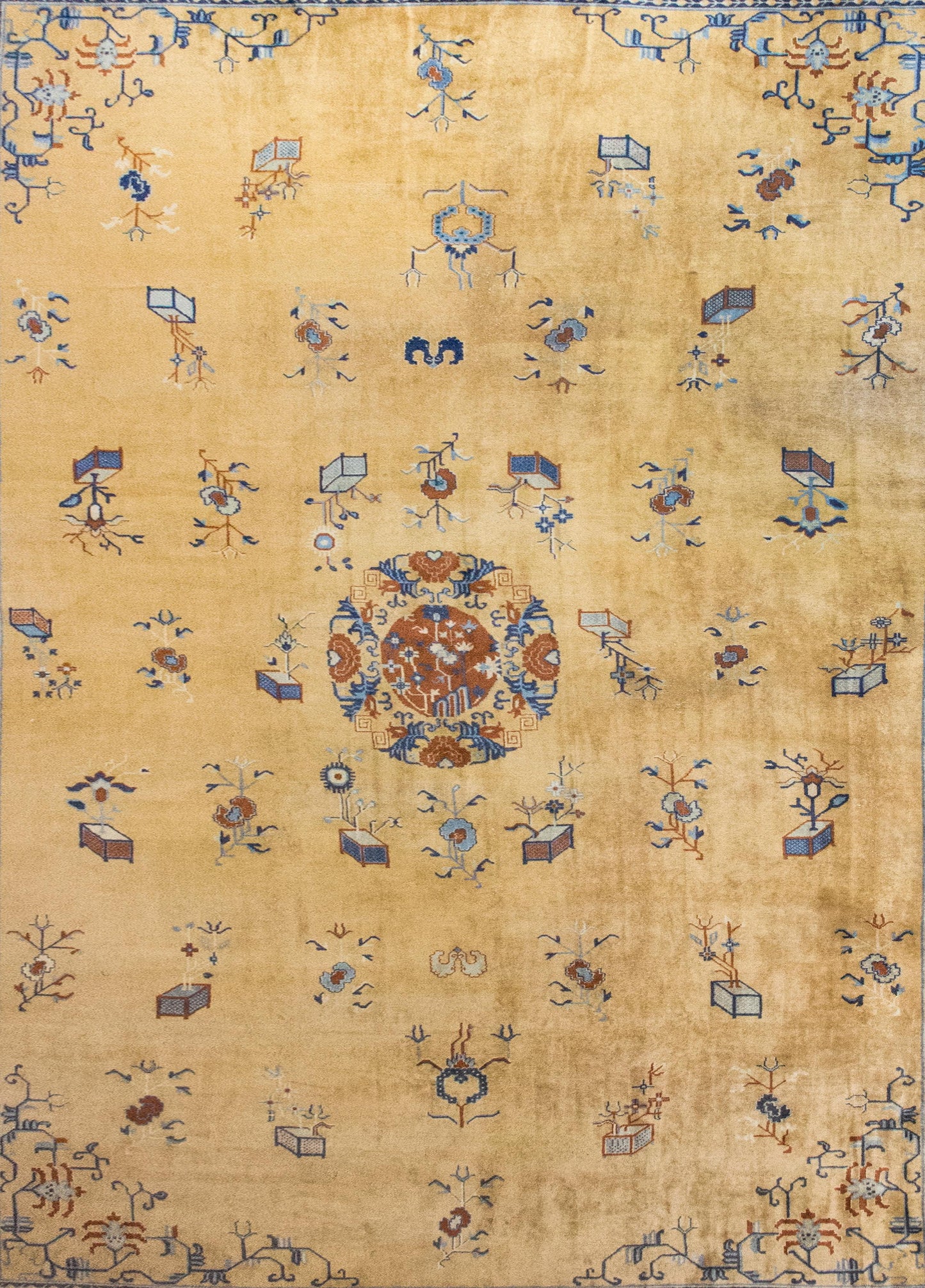 Early 20th Century Chinese Peking Rug