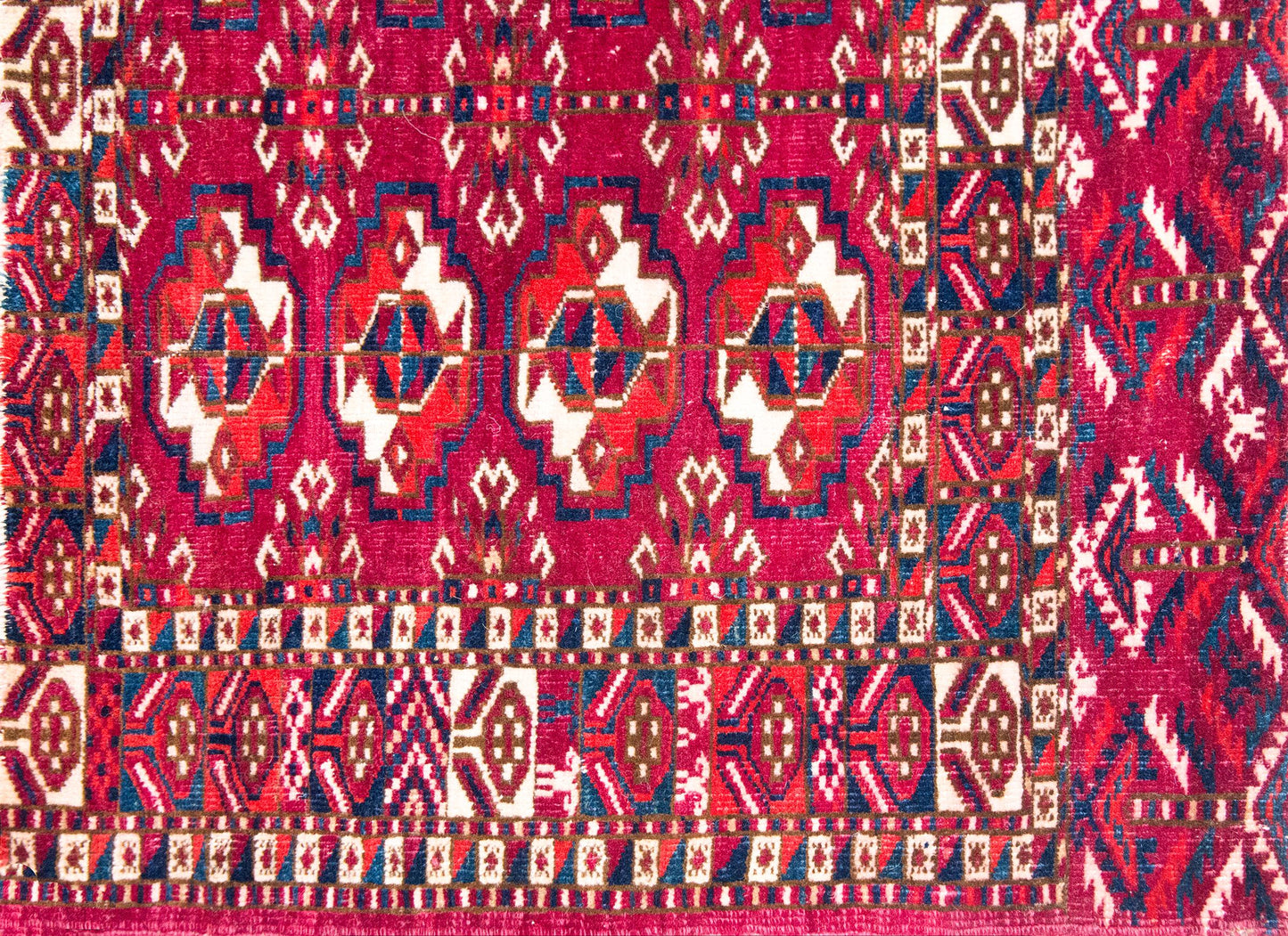 Early 20th Century Persian Turkmen Teke Rug