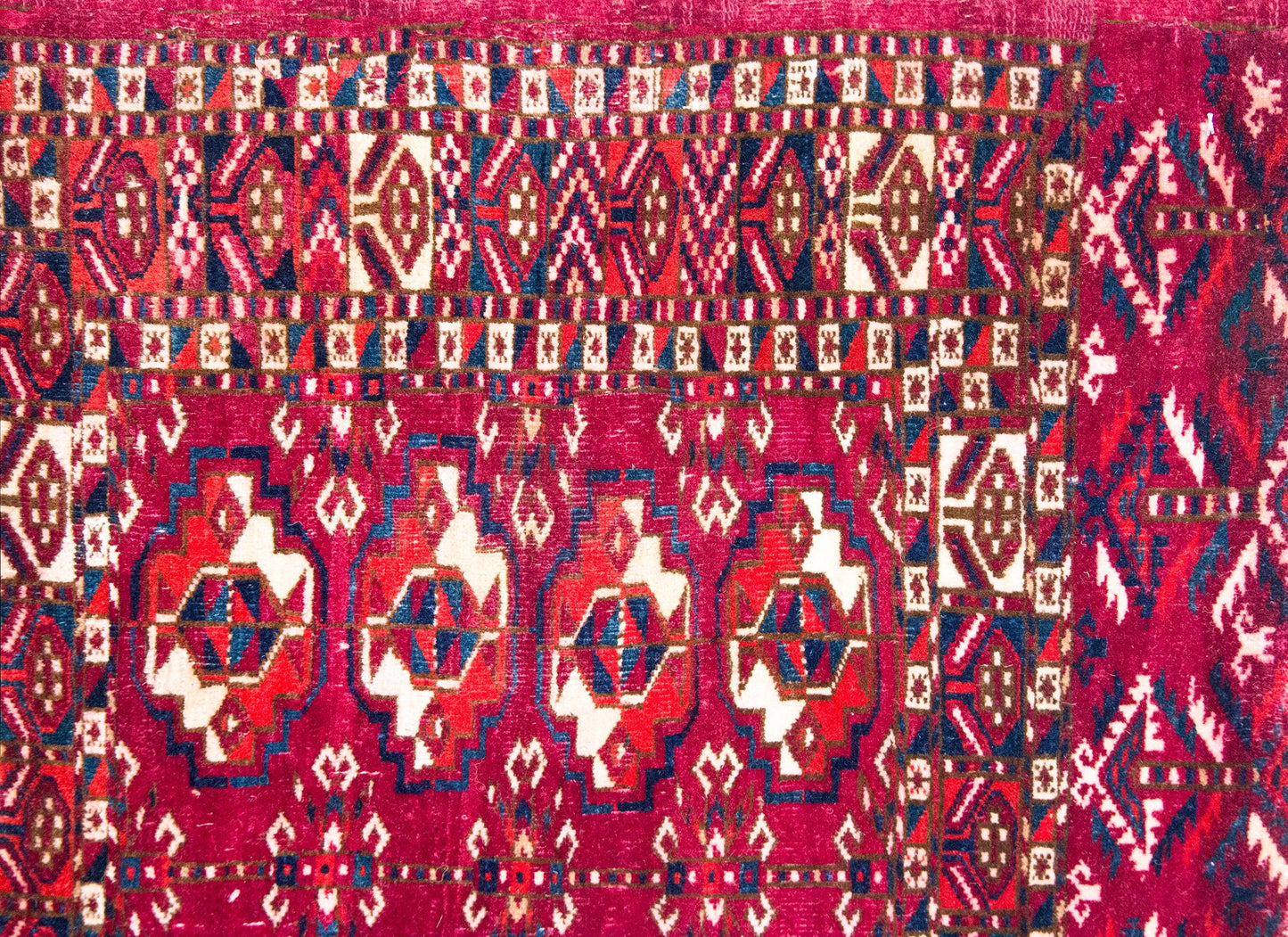 Early 20th Century Persian Turkmen Teke Rug
