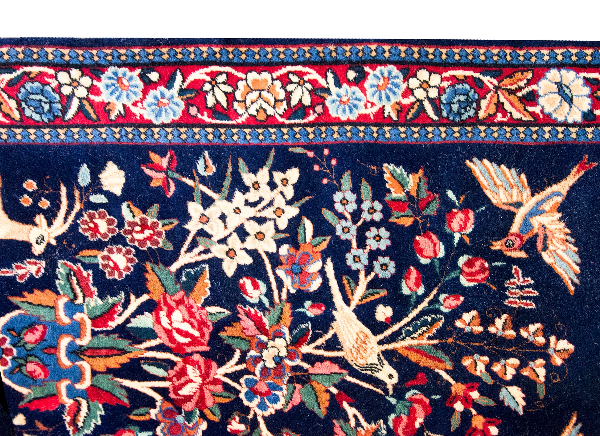 Early 20th Century Persian Kashan Rug For Sale