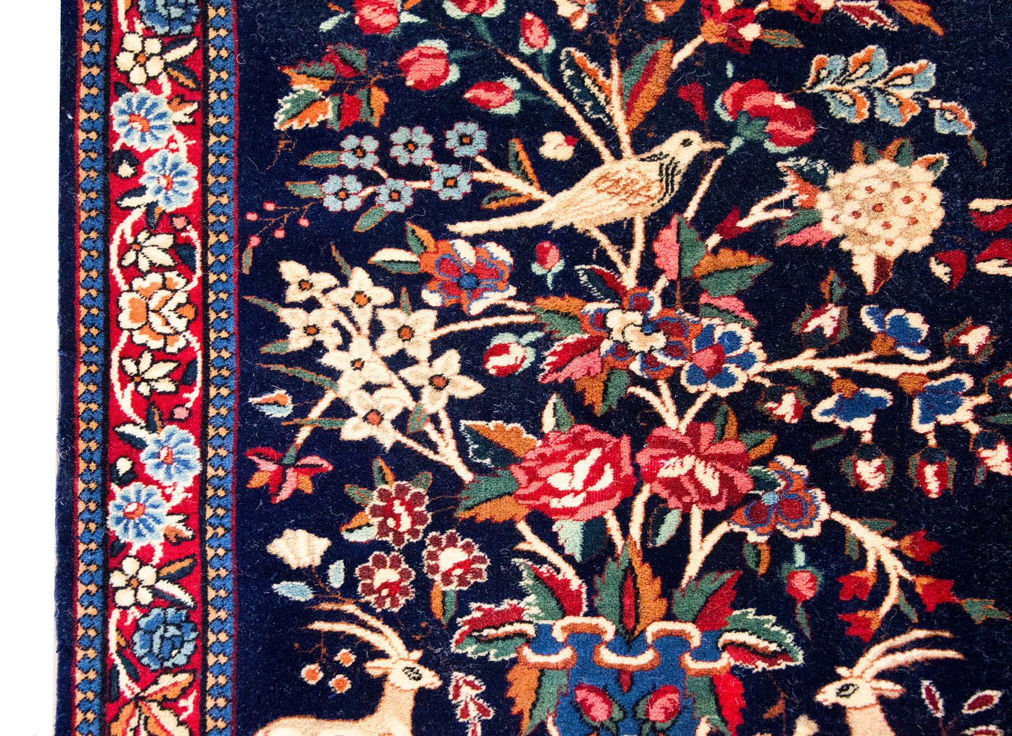 Early 20th Century Persian Kashan Rug For Sale