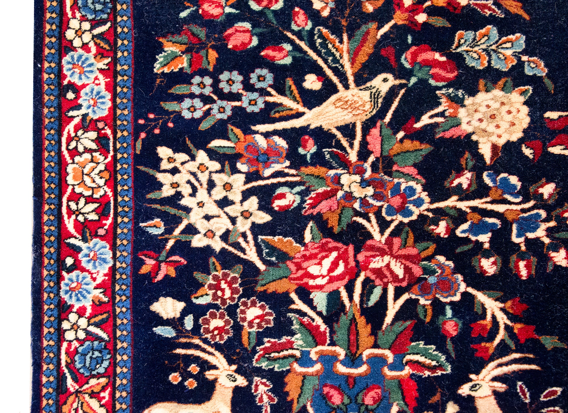 Early 20th Century Persian Kashan Rug For Sale
