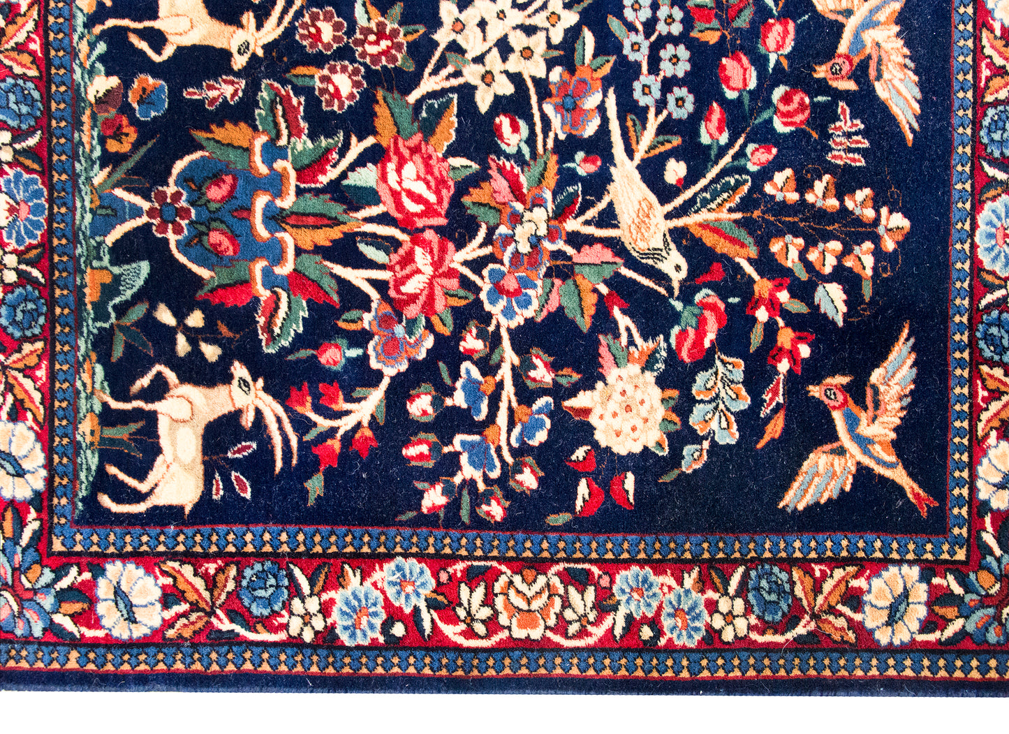 Early 20th Century Persian Kashan Rug For Sale