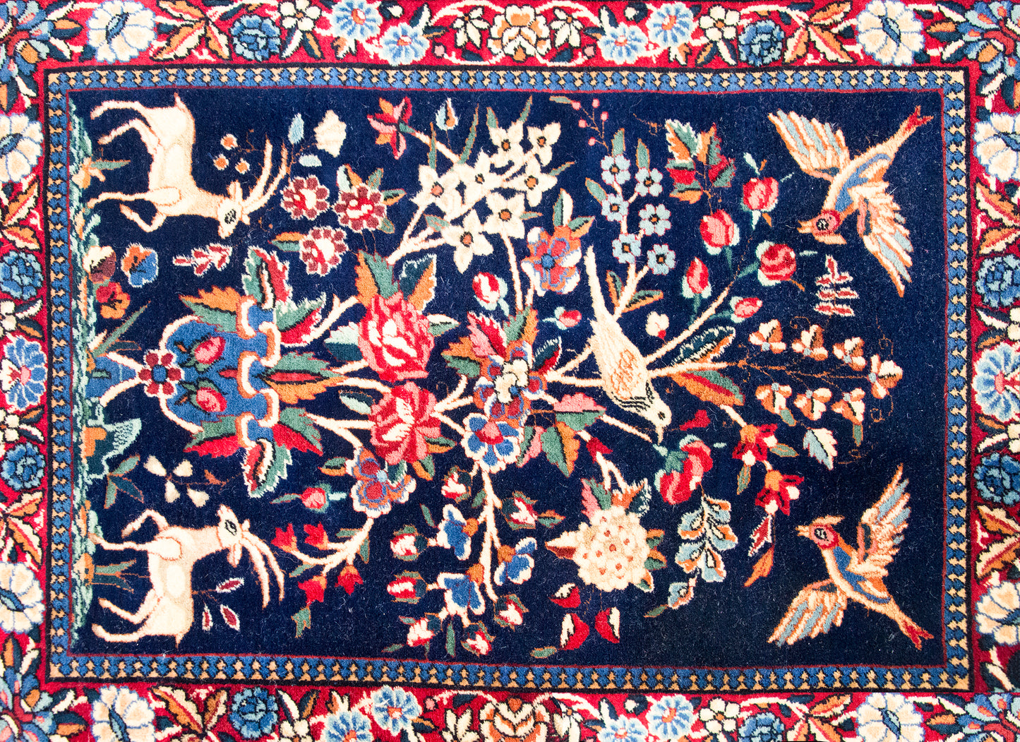 Early 20th Century Persian Kashan Rug For Sale
