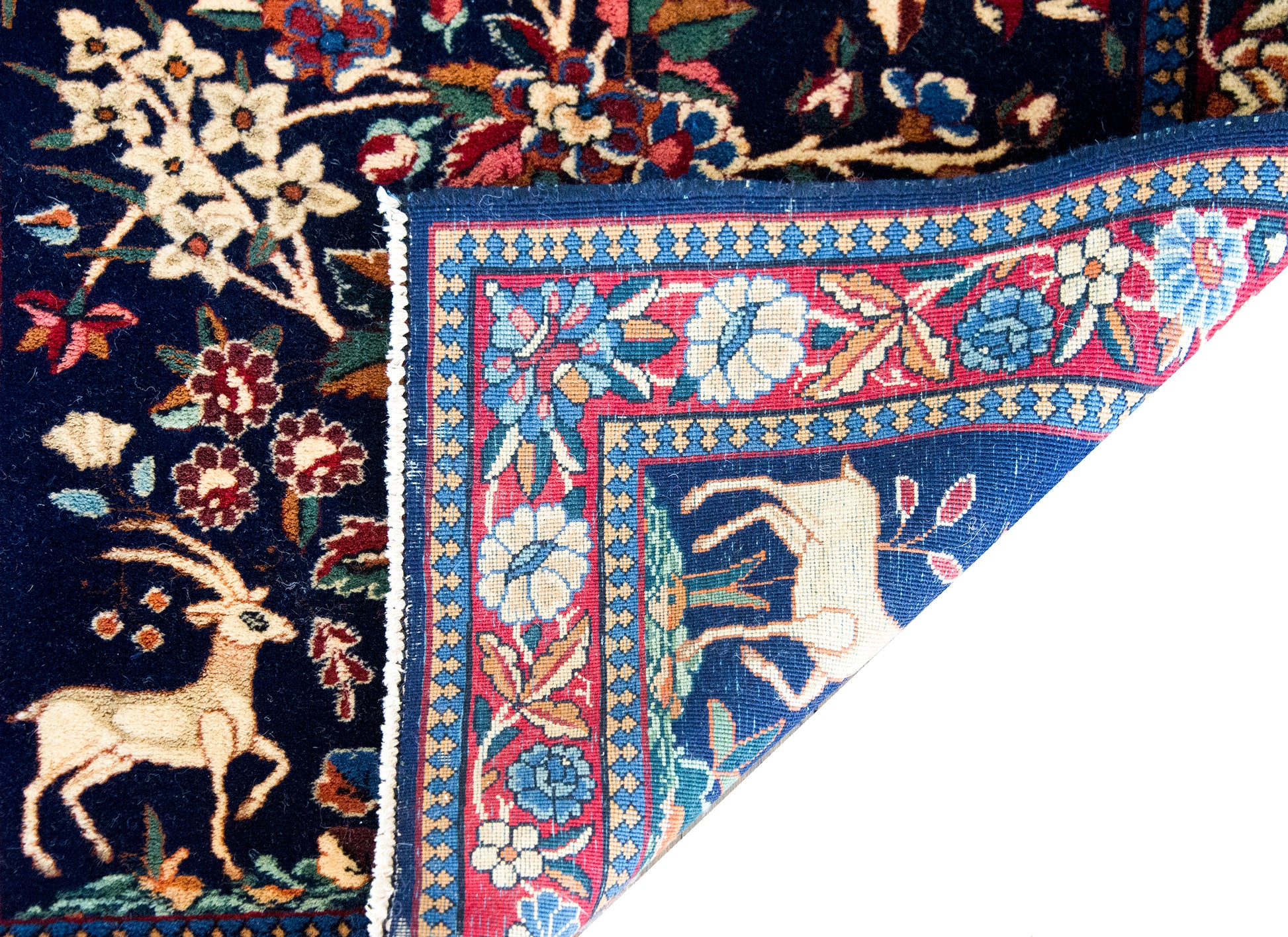 Early 20th Century Persian Kashan Rug For Sale