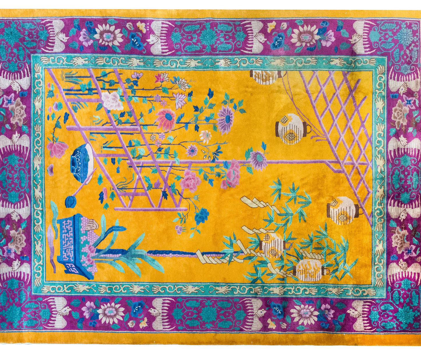 Extraordinary Early 20th Century Chinese Art Deco Rug