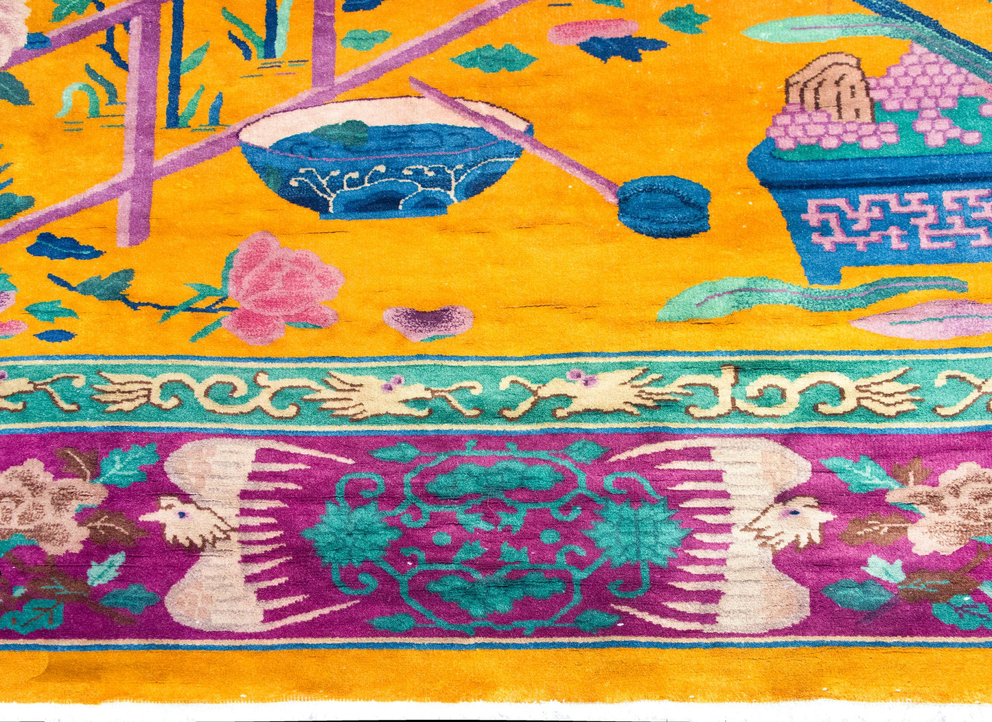 Extraordinary Early 20th Century Chinese Art Deco Rug