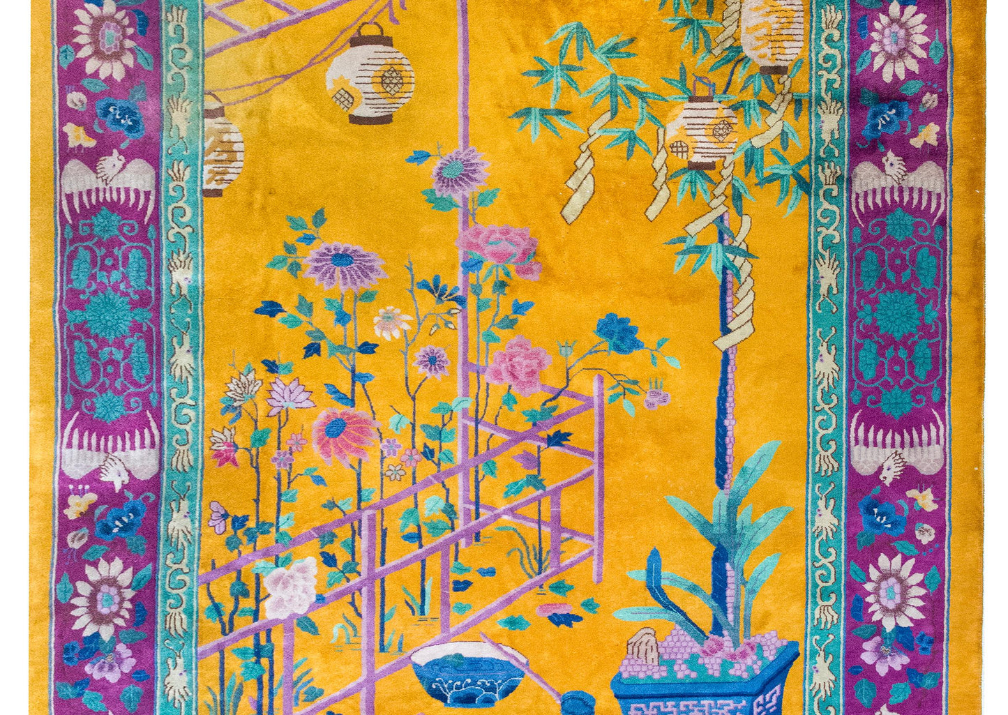 Extraordinary Early 20th Century Chinese Art Deco Rug