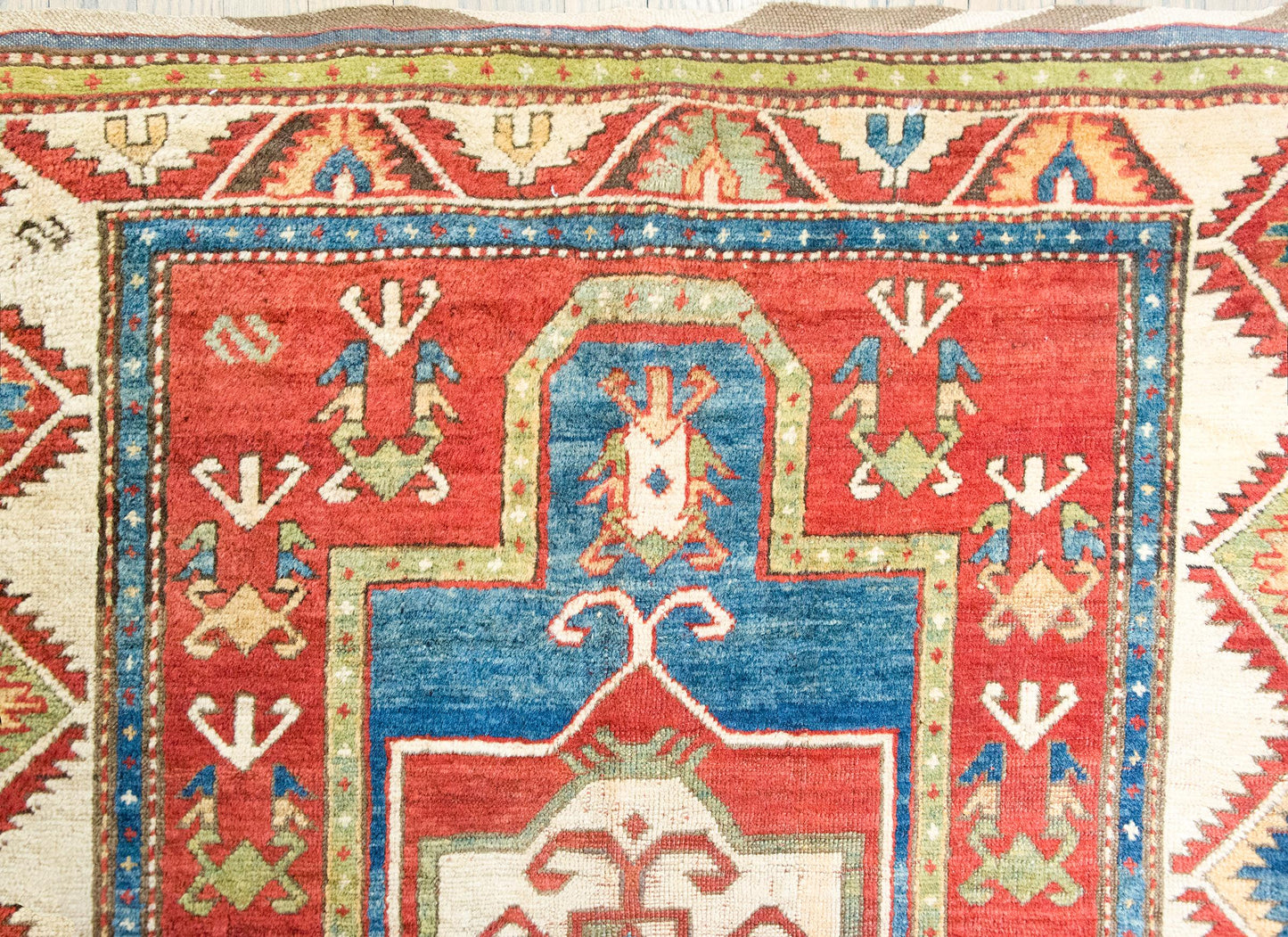 Early 20th Century Kazak Prayer Rug