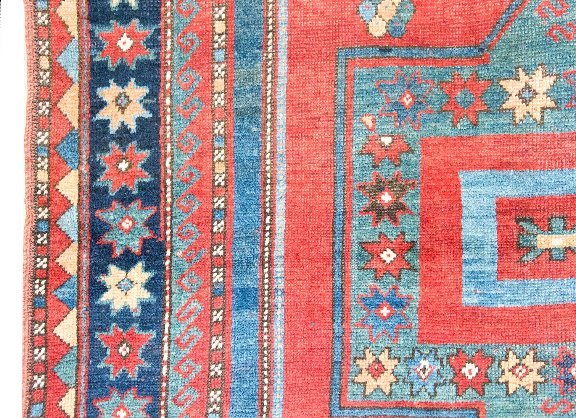 Early 20th Century Persian Kazak Rug For Sale