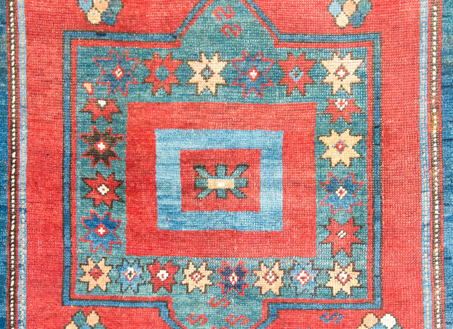 Early 20th Century Persian Kazak Rug For Sale