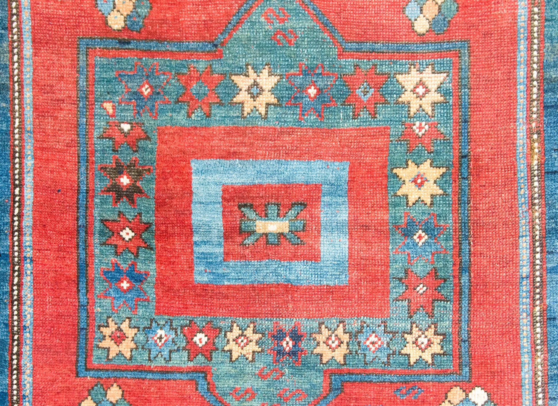 Early 20th Century Persian Kazak Rug For Sale