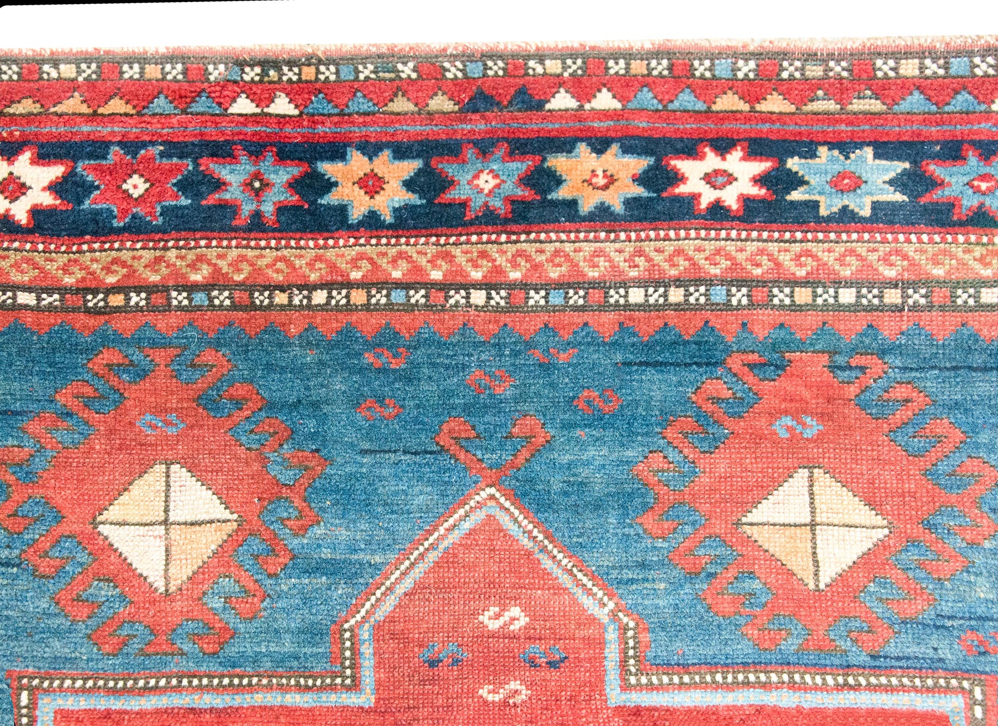Early 20th Century Persian Kazak Rug For Sale