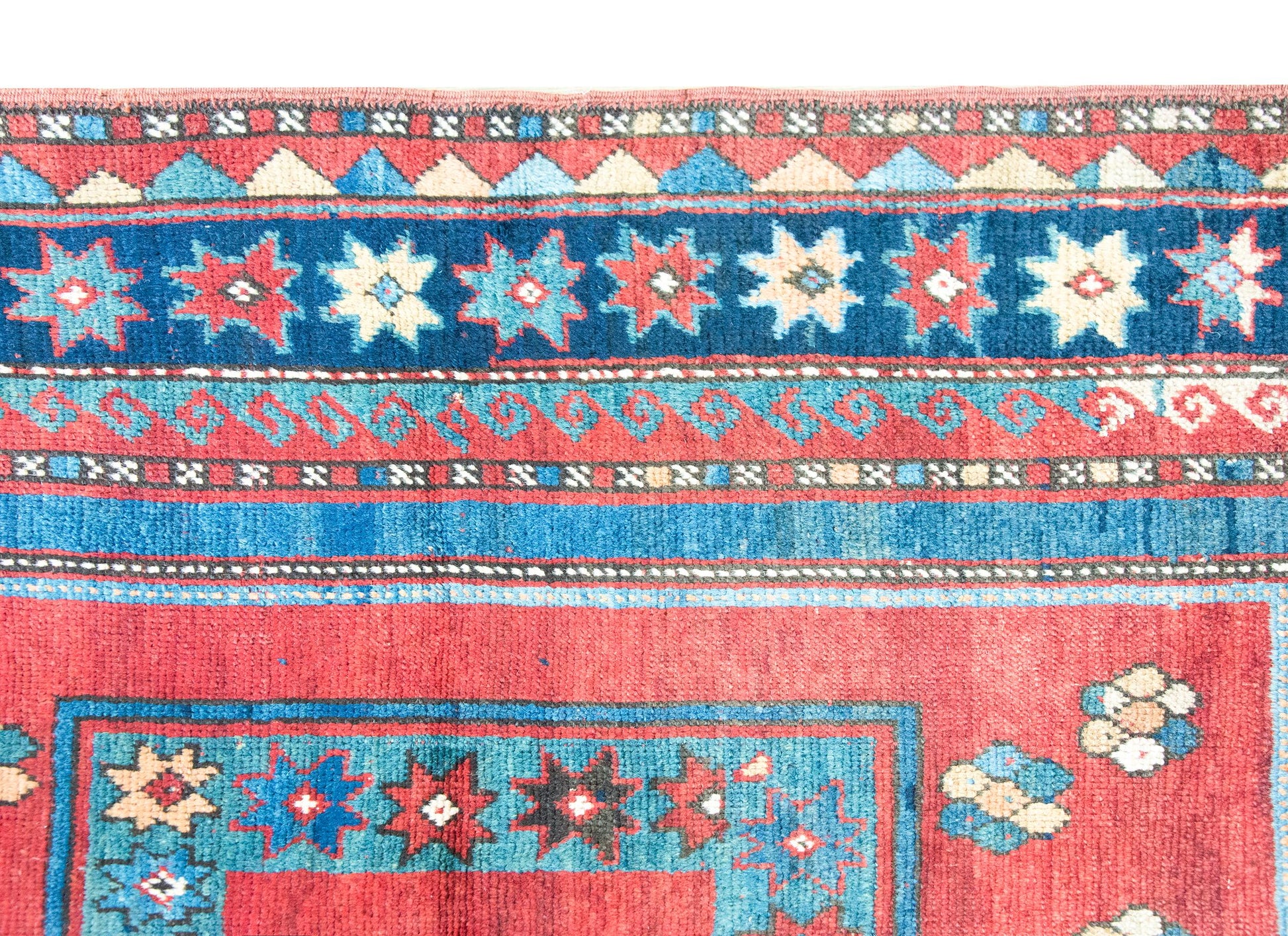 Early 20th Century Persian Kazak Rug For Sale