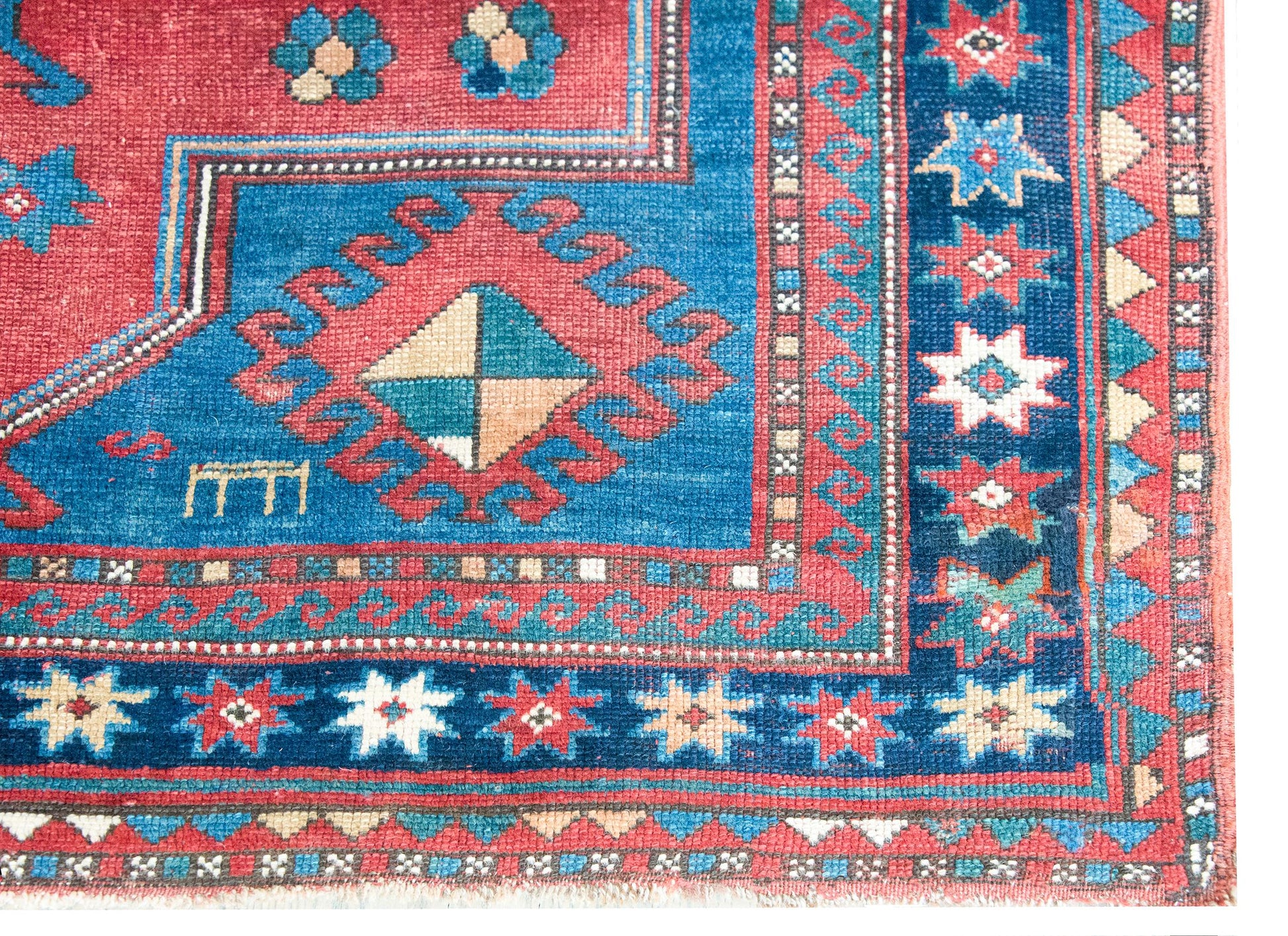Early 20th Century Persian Kazak Rug For Sale
