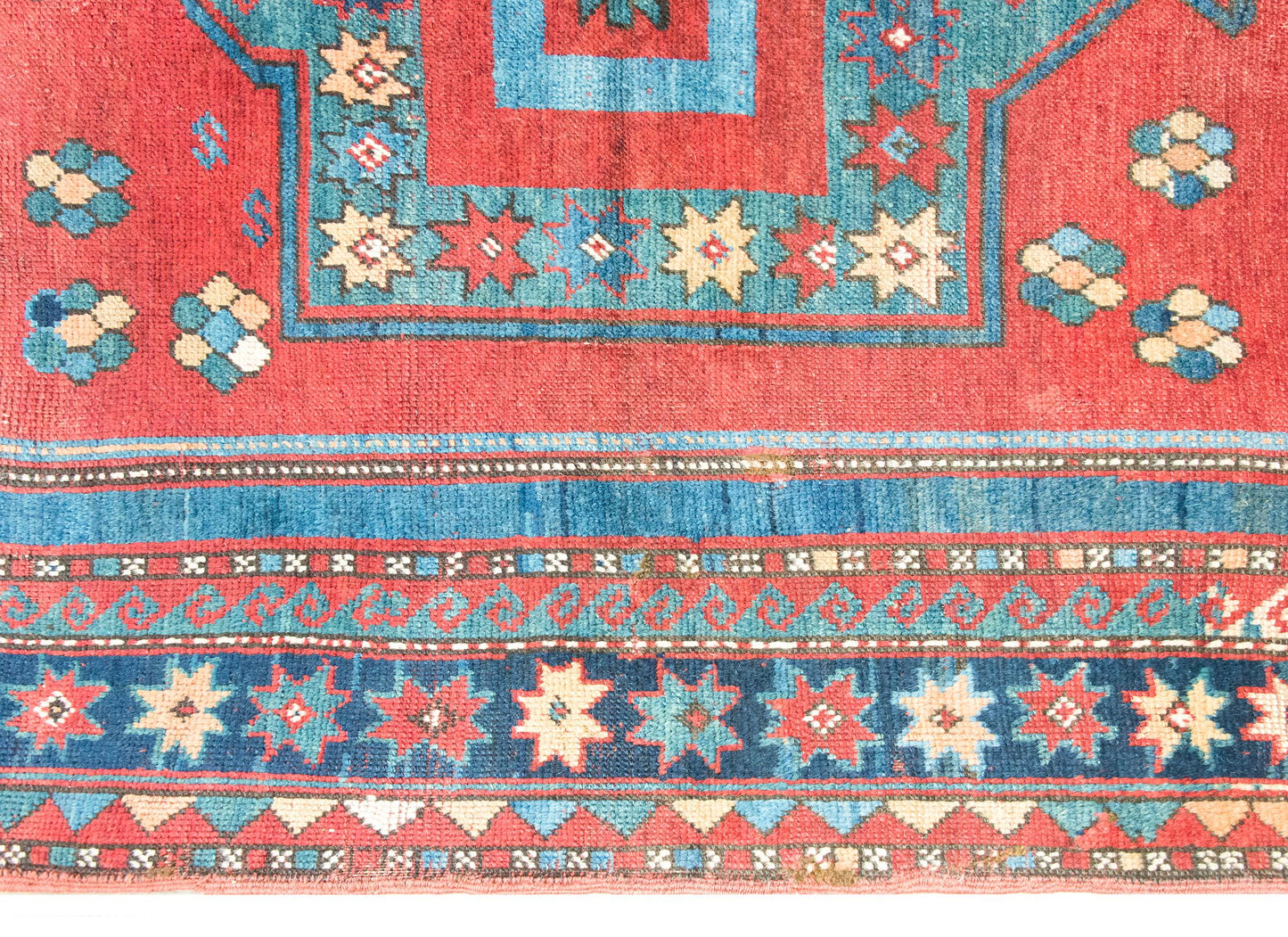 Early 20th Century Persian Kazak Rug For Sale