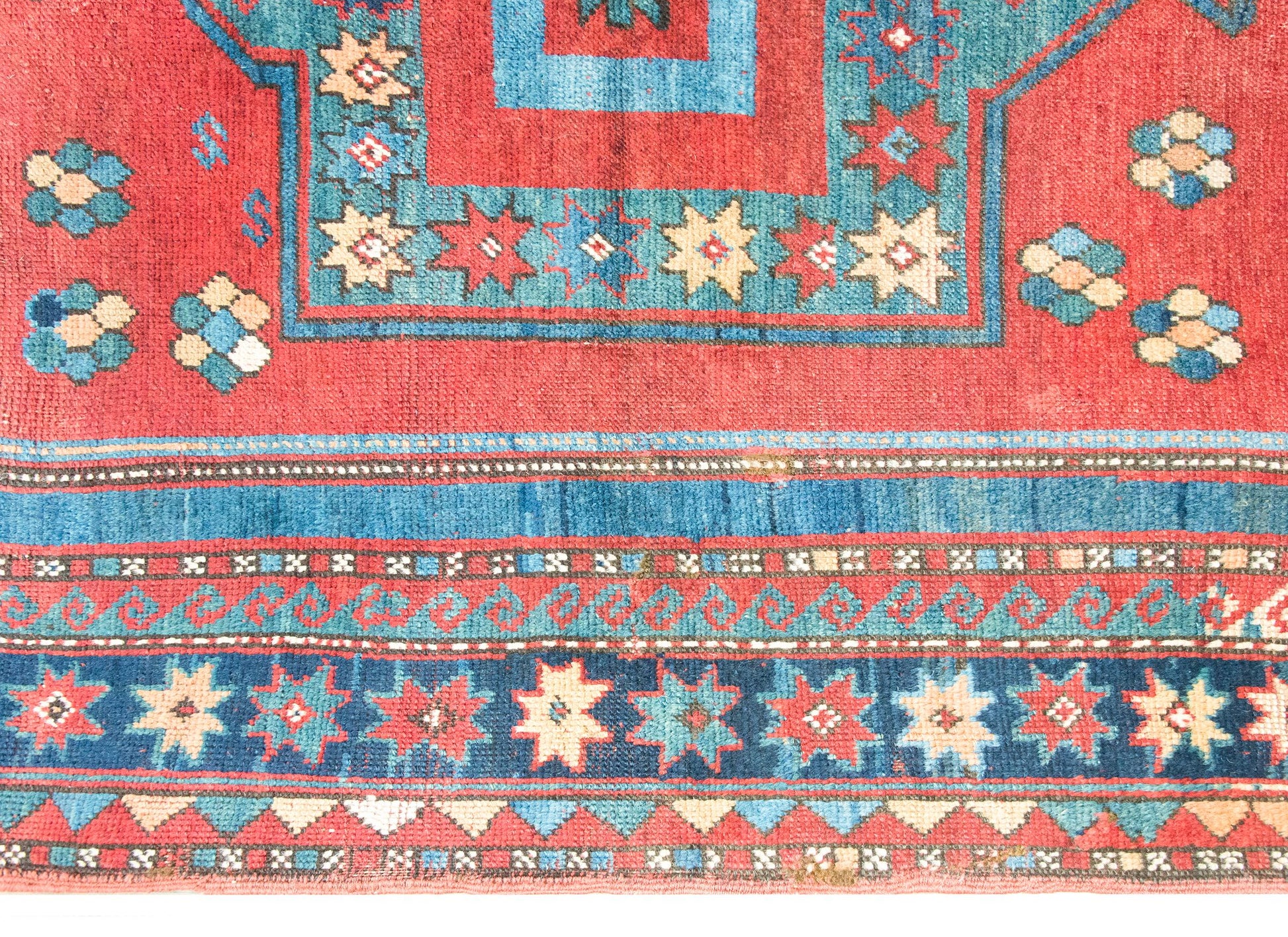 Early 20th Century Persian Kazak Rug For Sale