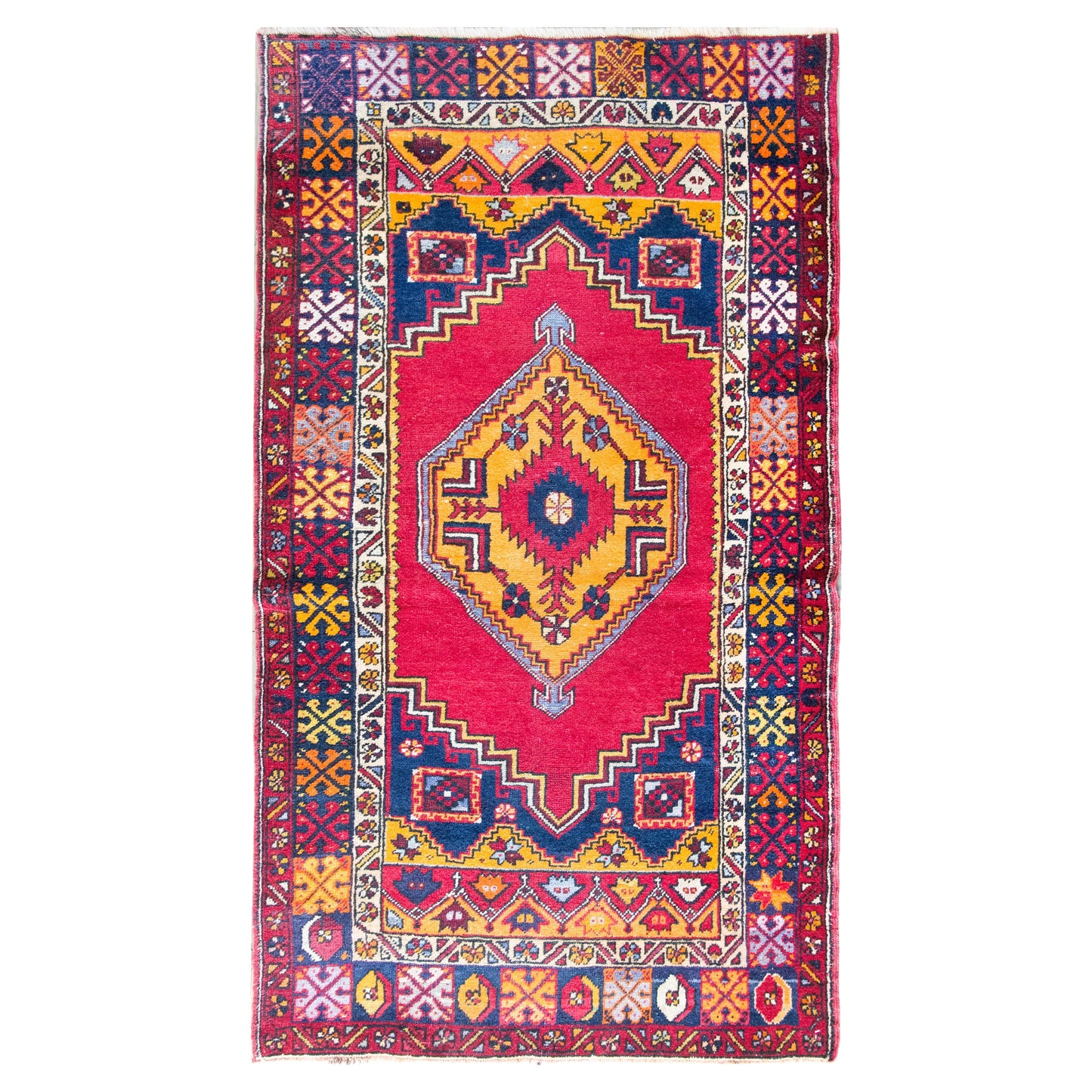 Early 20th Century Anatolian Turkish Rug For Sale