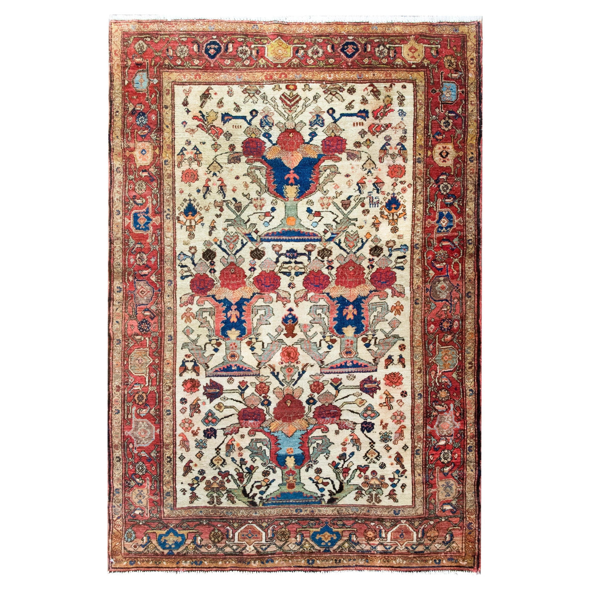 Early 20th Century Persian Senneh Rug For Sale