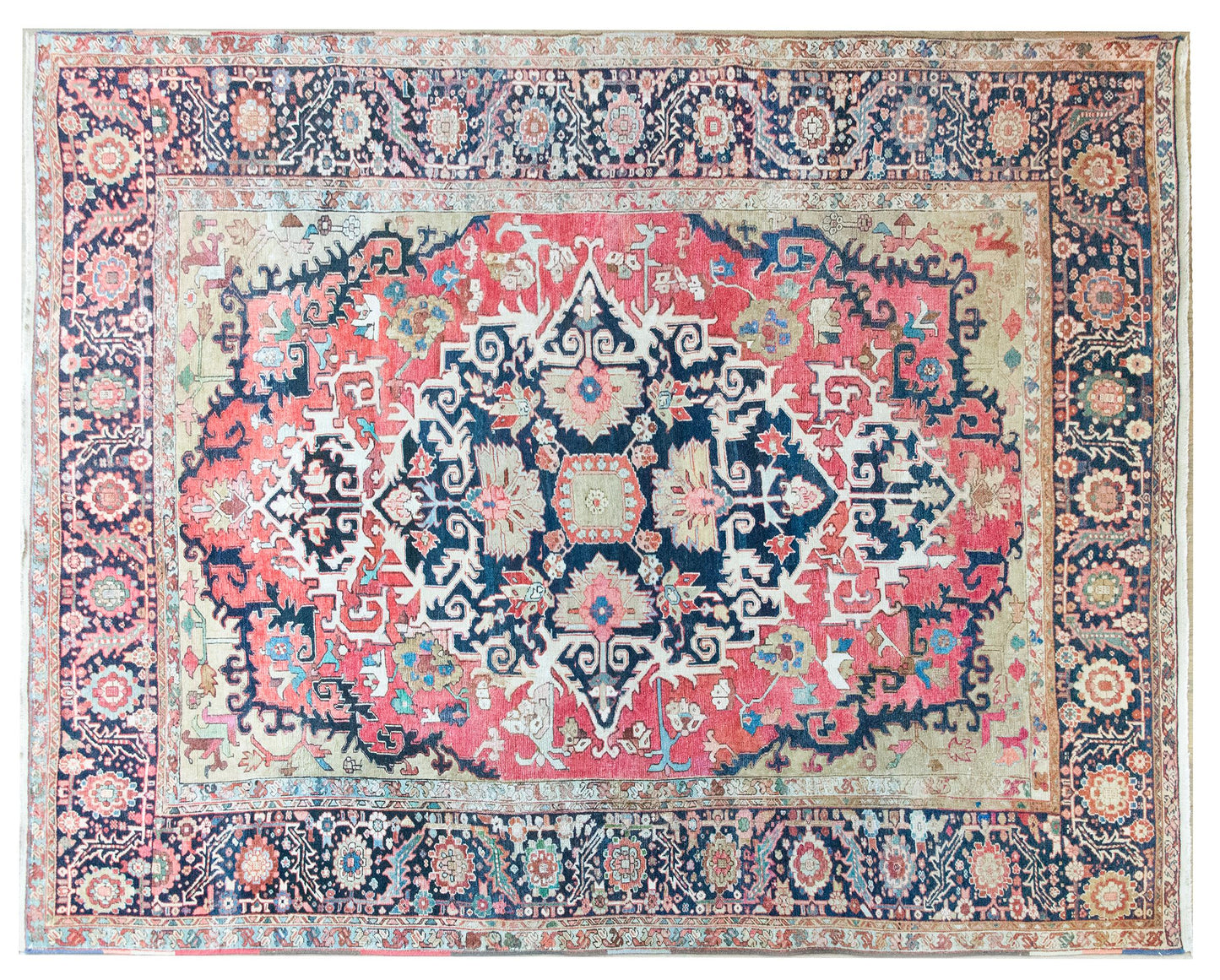 19th Century Persian Serapi Rug
