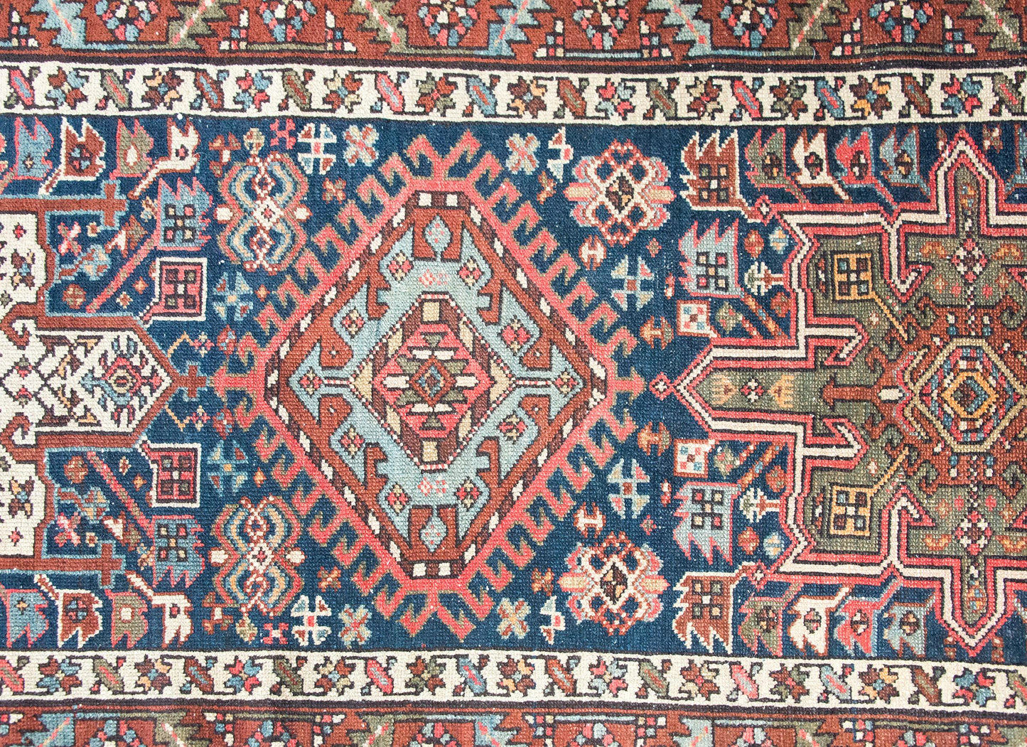 Early 20th Century Persian Heriz Rug