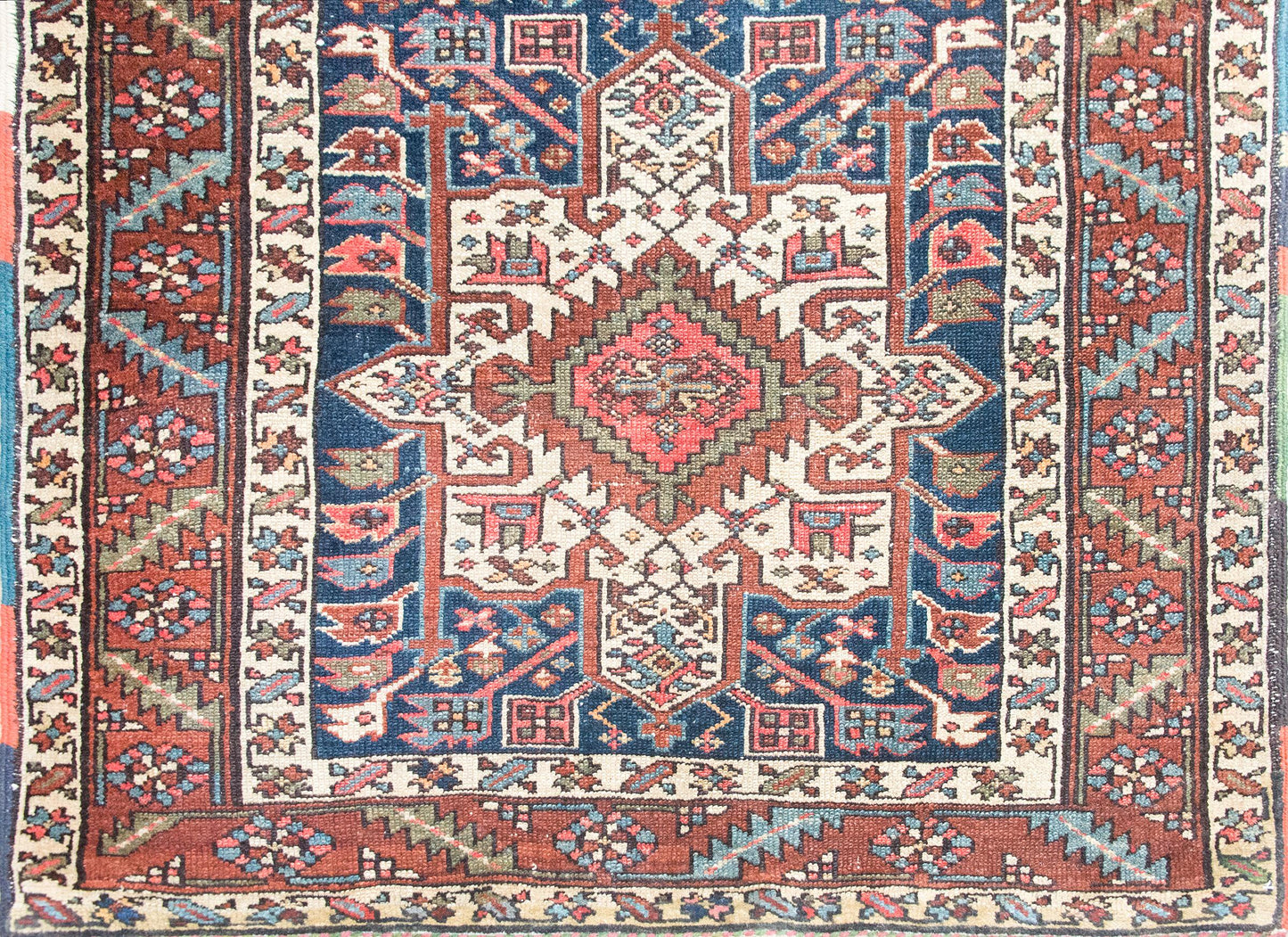 Early 20th Century Persian Heriz Rug