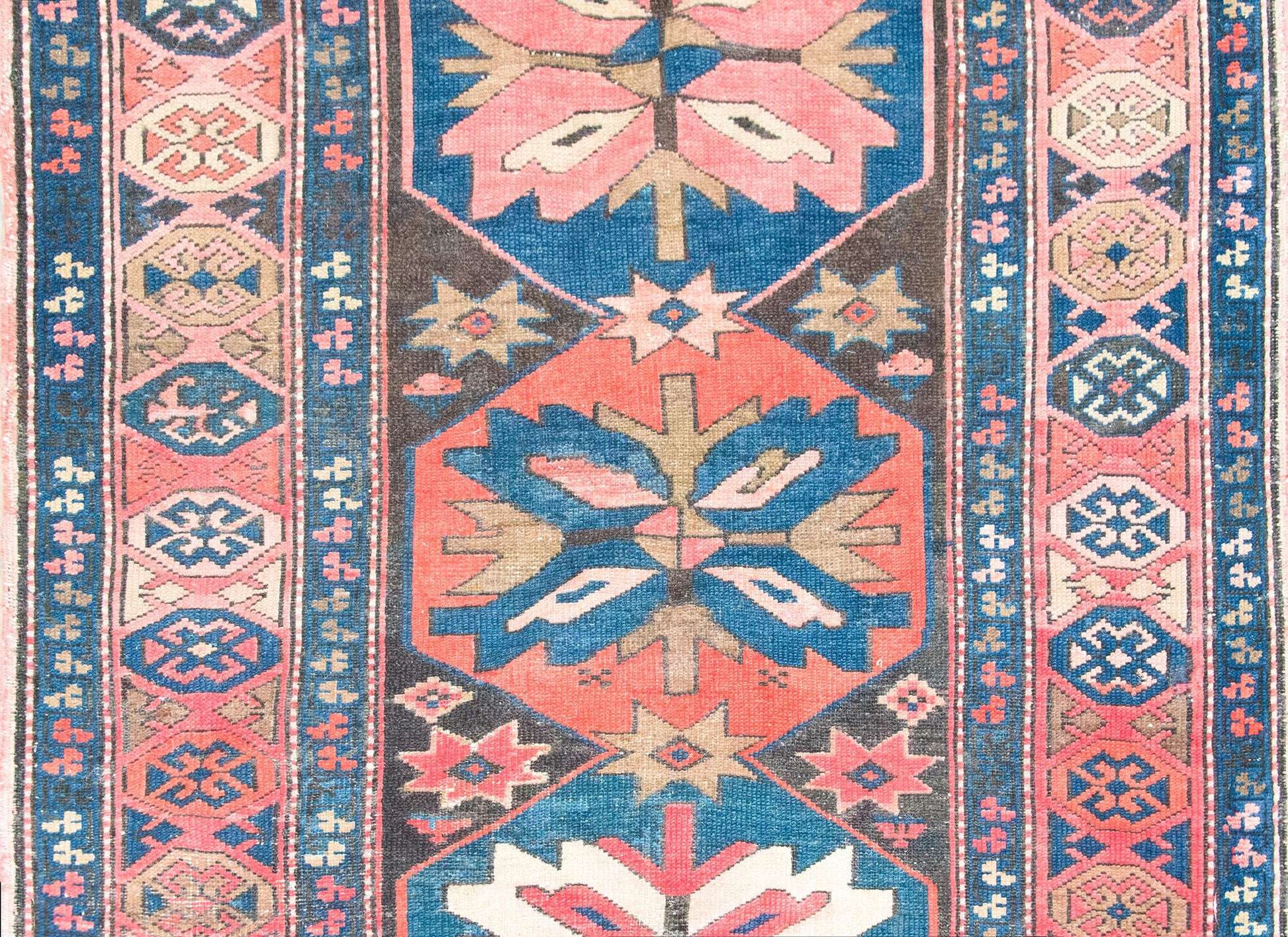 Early 20th Century Persian Kazak Rug For Sale