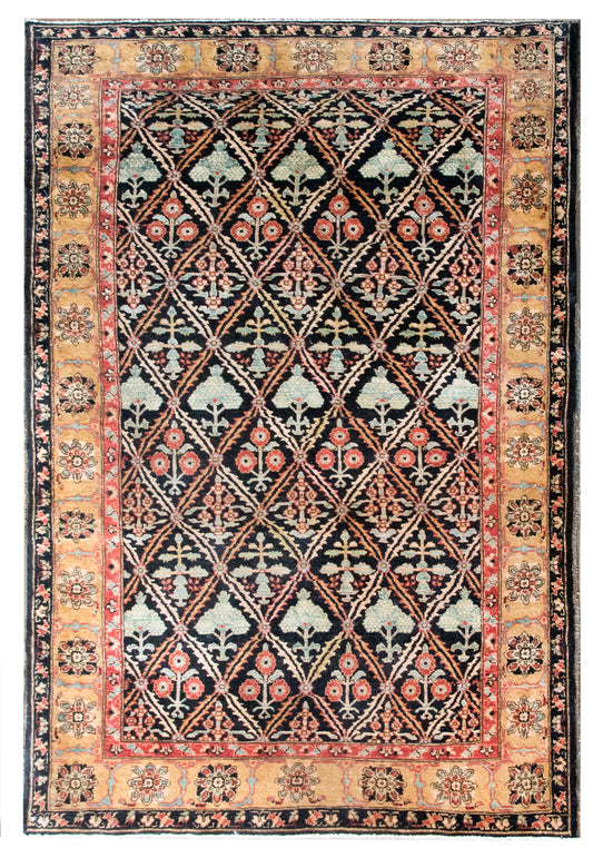 Mid 20th Century Indian Heriz Rug For Sale