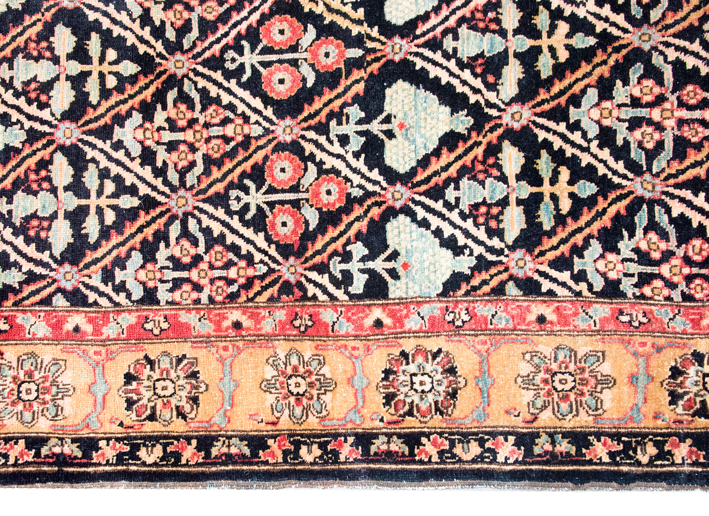 Mid 20th Century Indian Heriz Rug For Sale