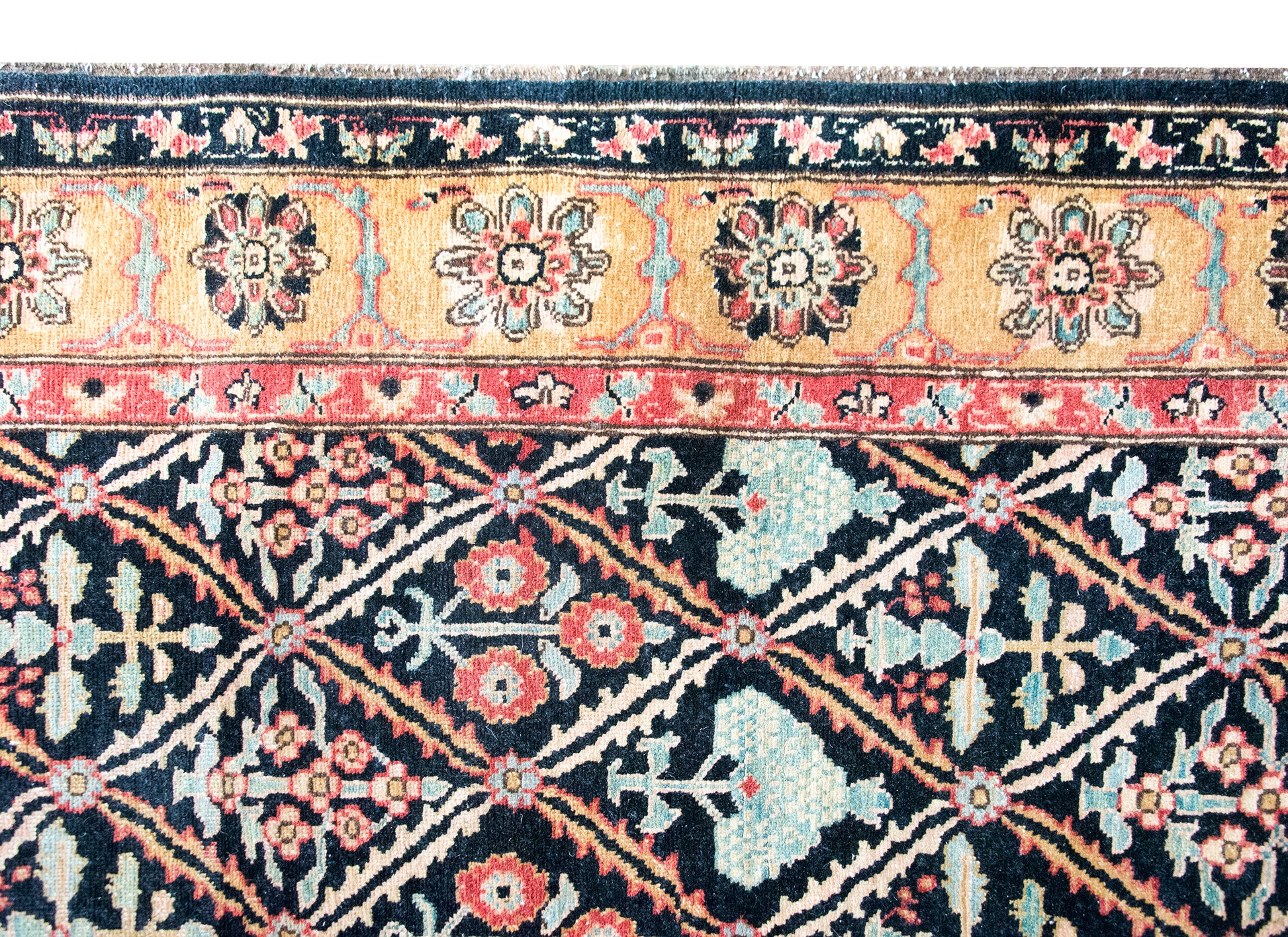 Mid 20th Century Indian Heriz Rug For Sale