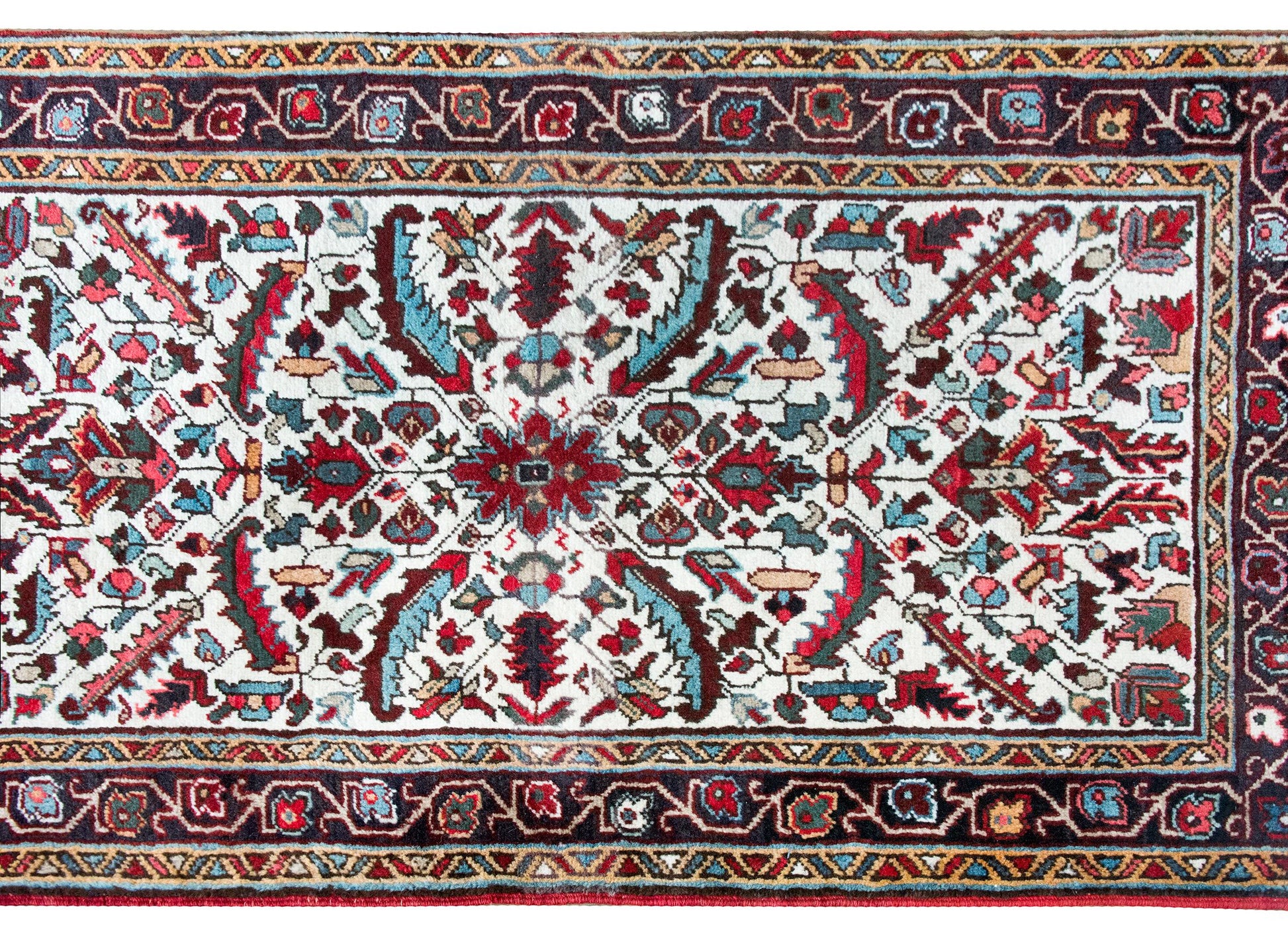 Vintage Persian Heriz Rug For Sale