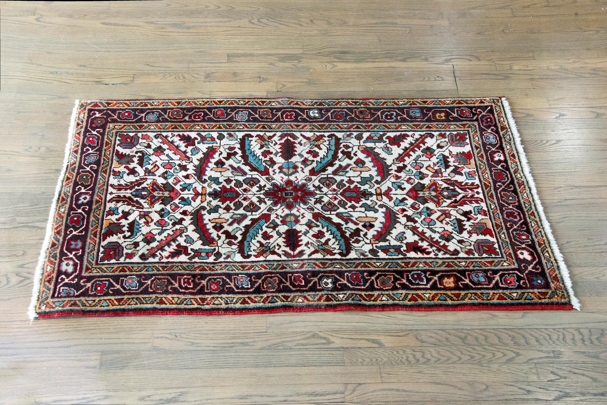 Vintage Persian Heriz Rug For Sale