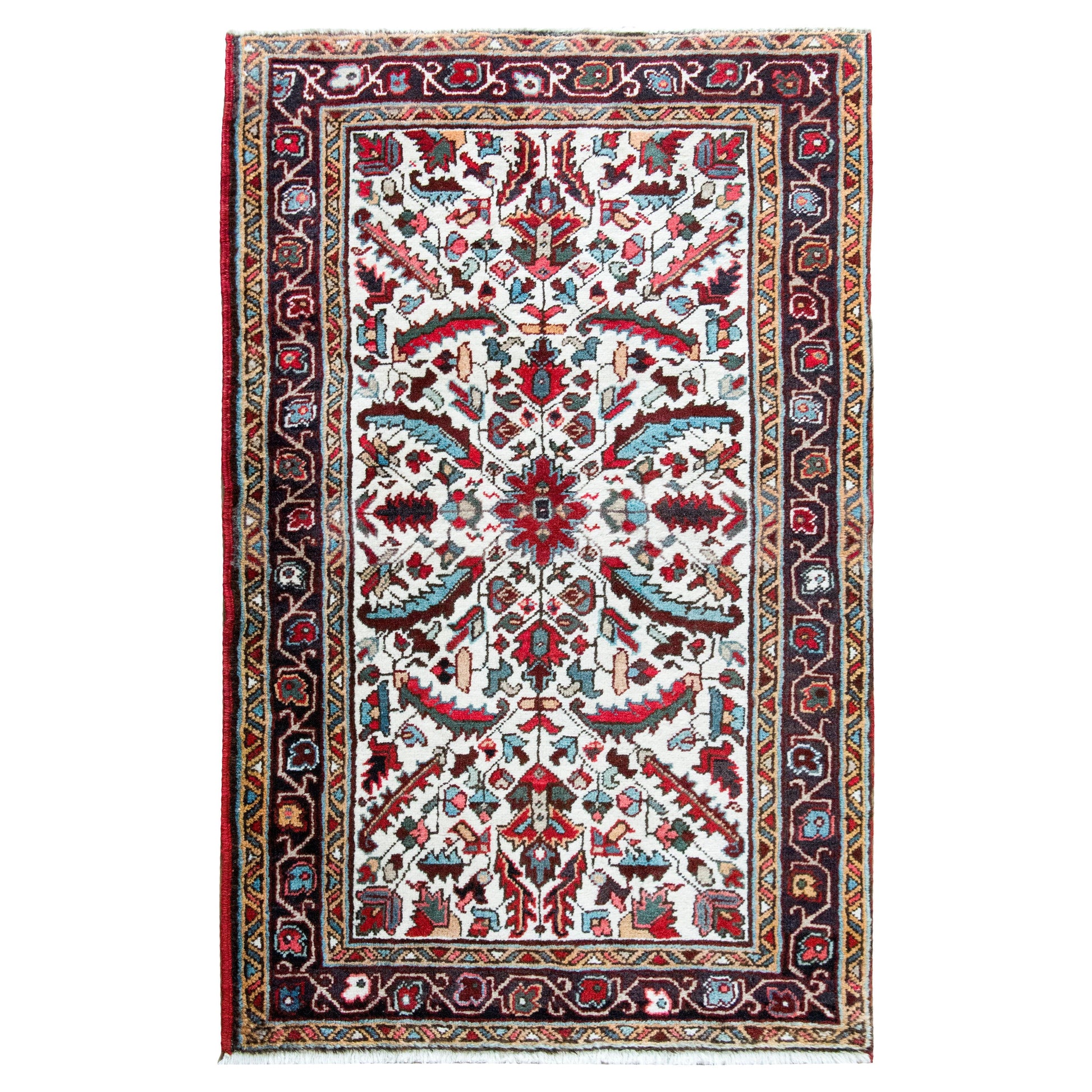 Vintage Persian Heriz Rug For Sale