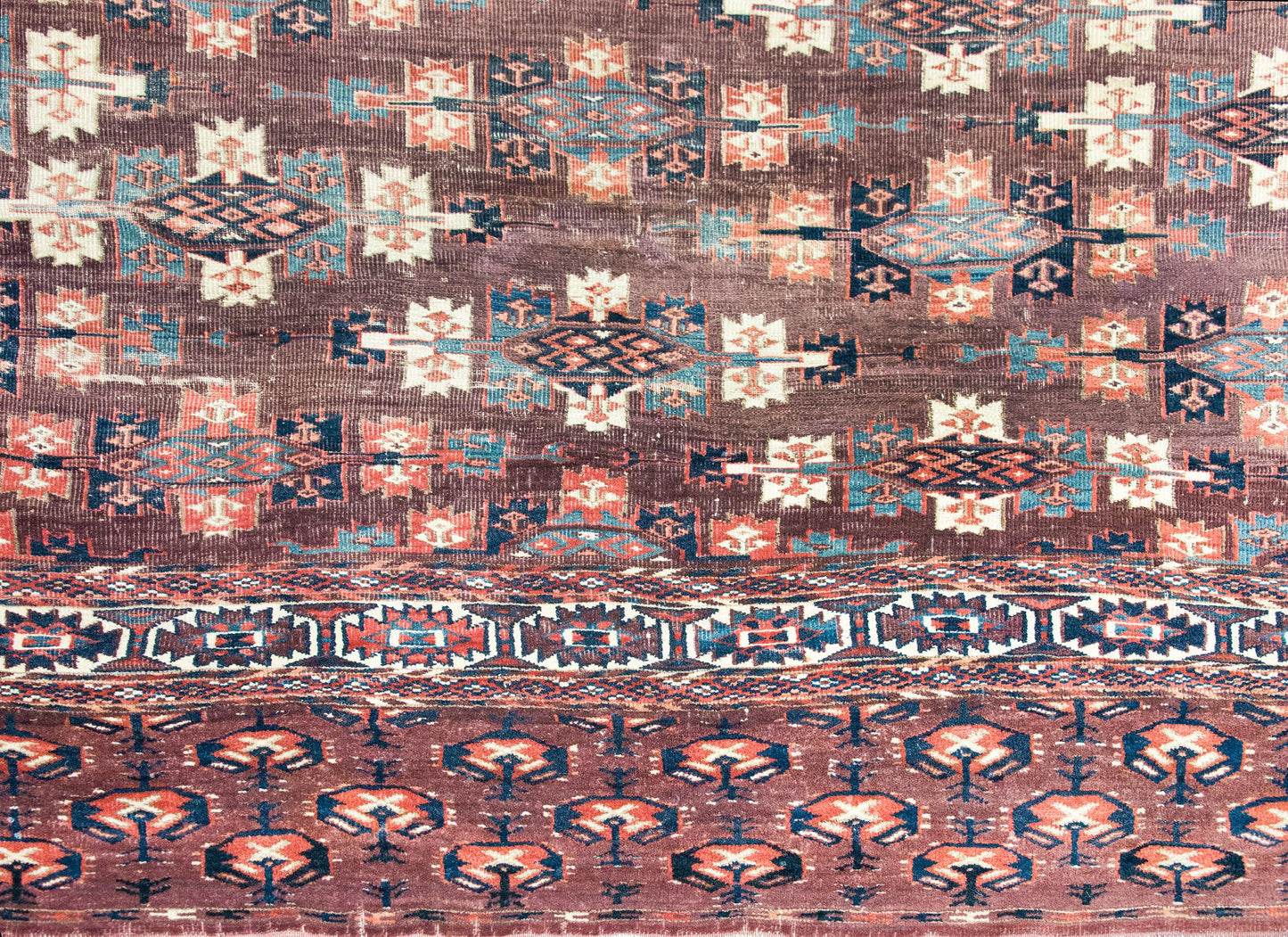 Early 20th Century Persian Turkmen Rug
