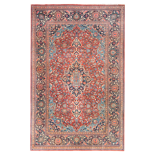 Early 20th Century Persian Kashan Rug For Sale