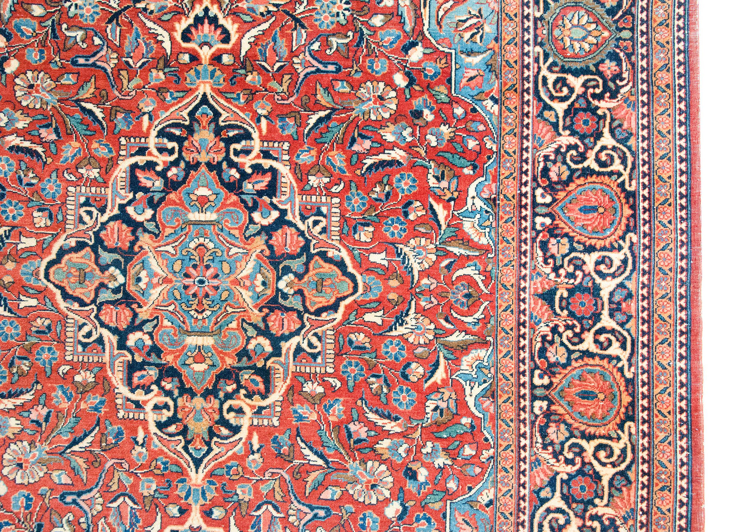 Early 20th Century Persian Kashan Rug