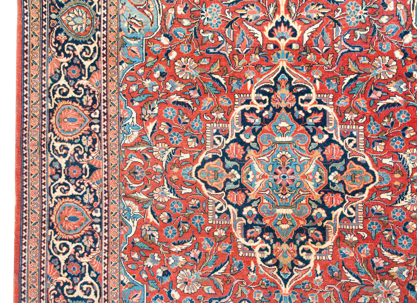Early 20th Century Persian Kashan Rug