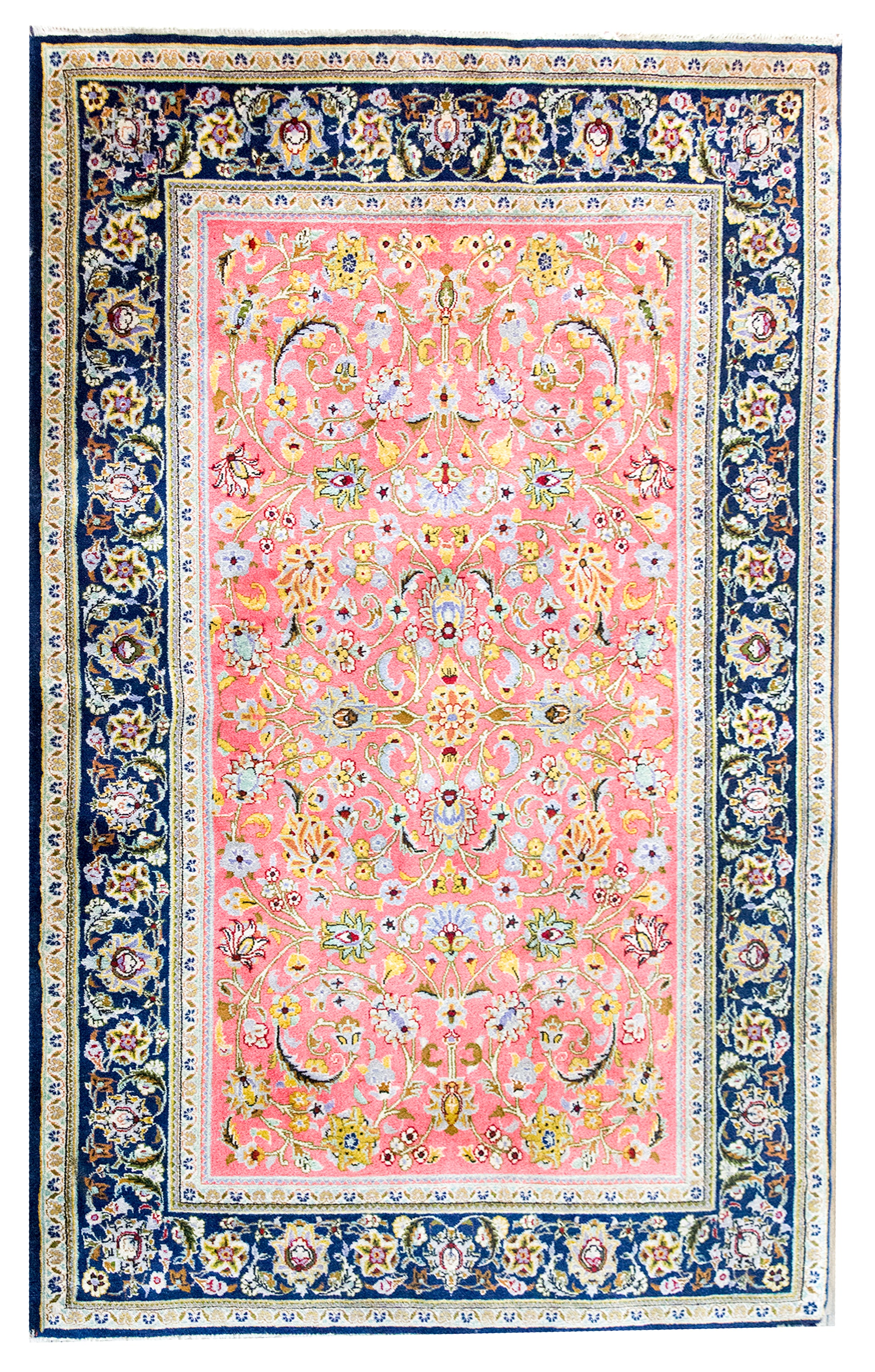Late 20th Century Persian Qum Rug For Sale