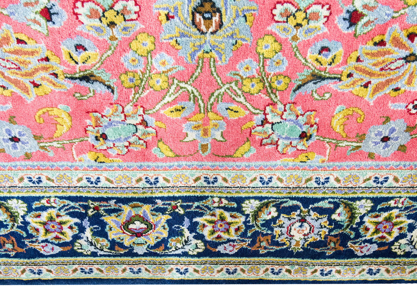 Late 20th Century Persian Qum Rug For Sale