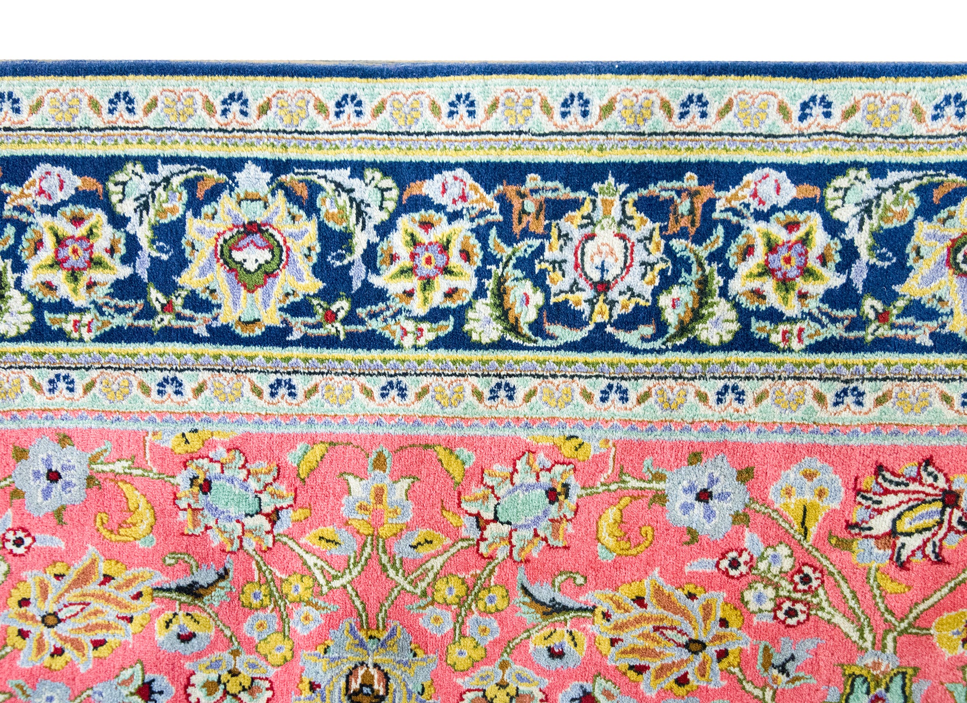 Late 20th Century Persian Qum Rug For Sale