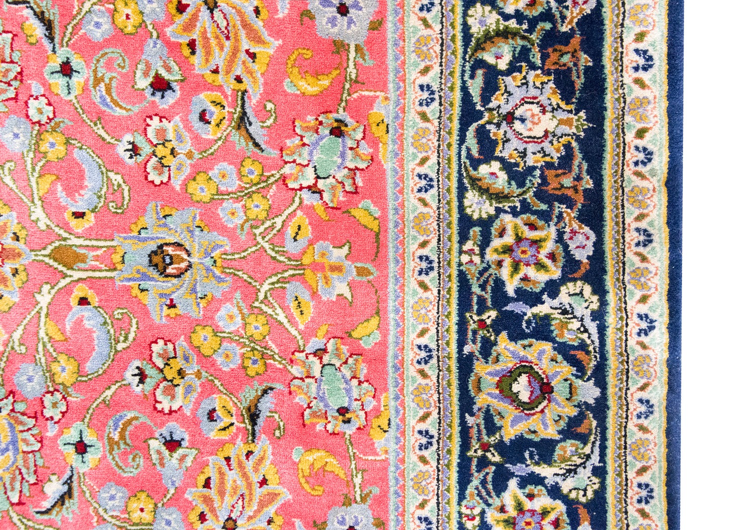 Late 20th Century Persian Qum Rug For Sale