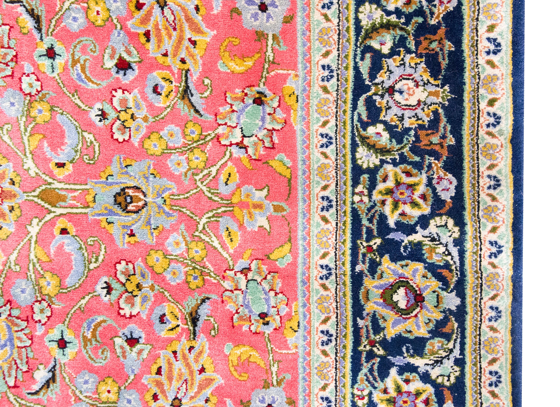 Late 20th Century Persian Qum Rug For Sale