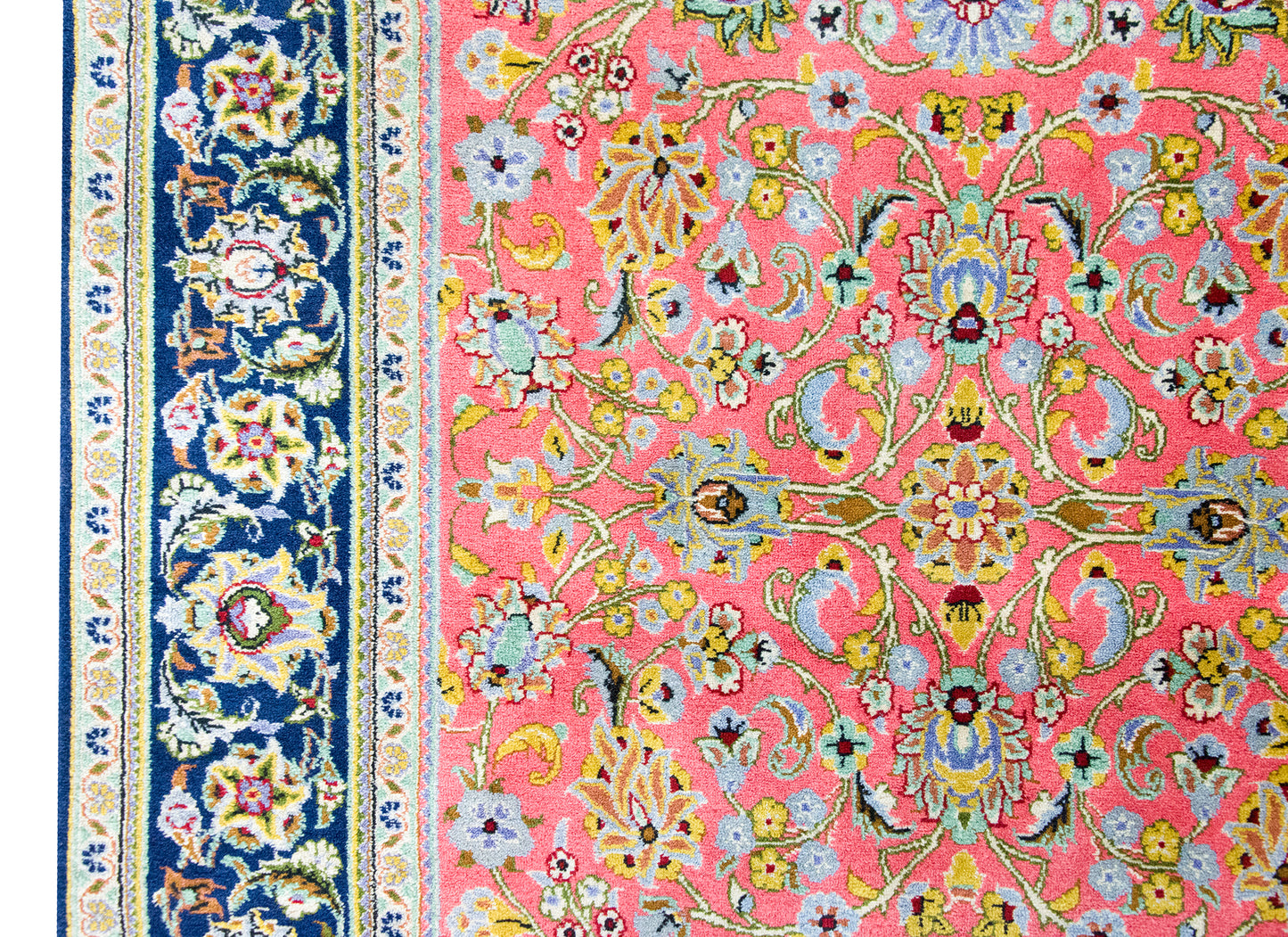Late 20th Century Persian Qum Rug For Sale