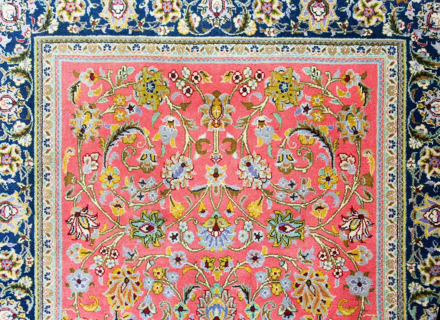 Late 20th Century Persian Qum Rug For Sale