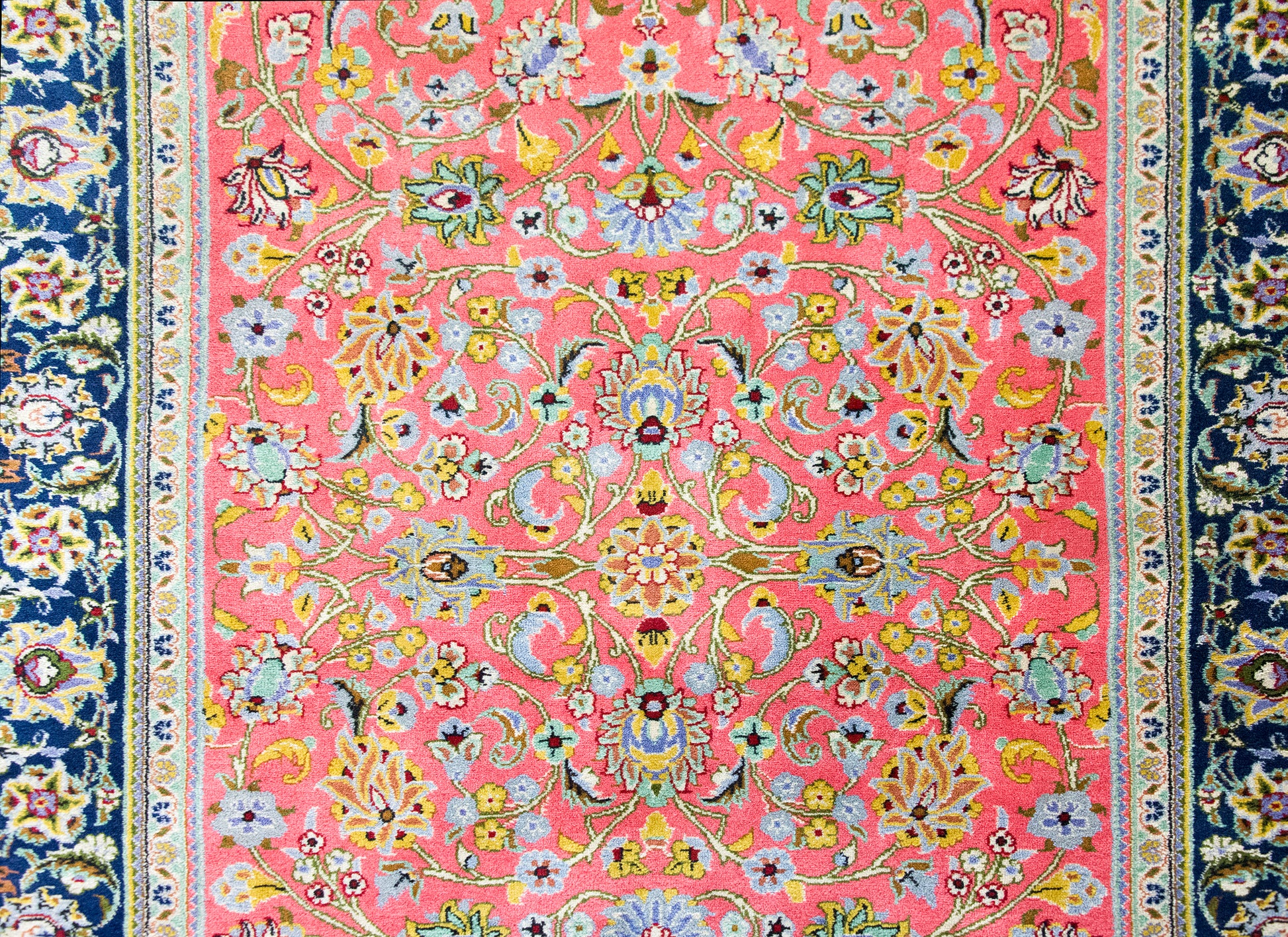 Late 20th Century Persian Qum Rug For Sale