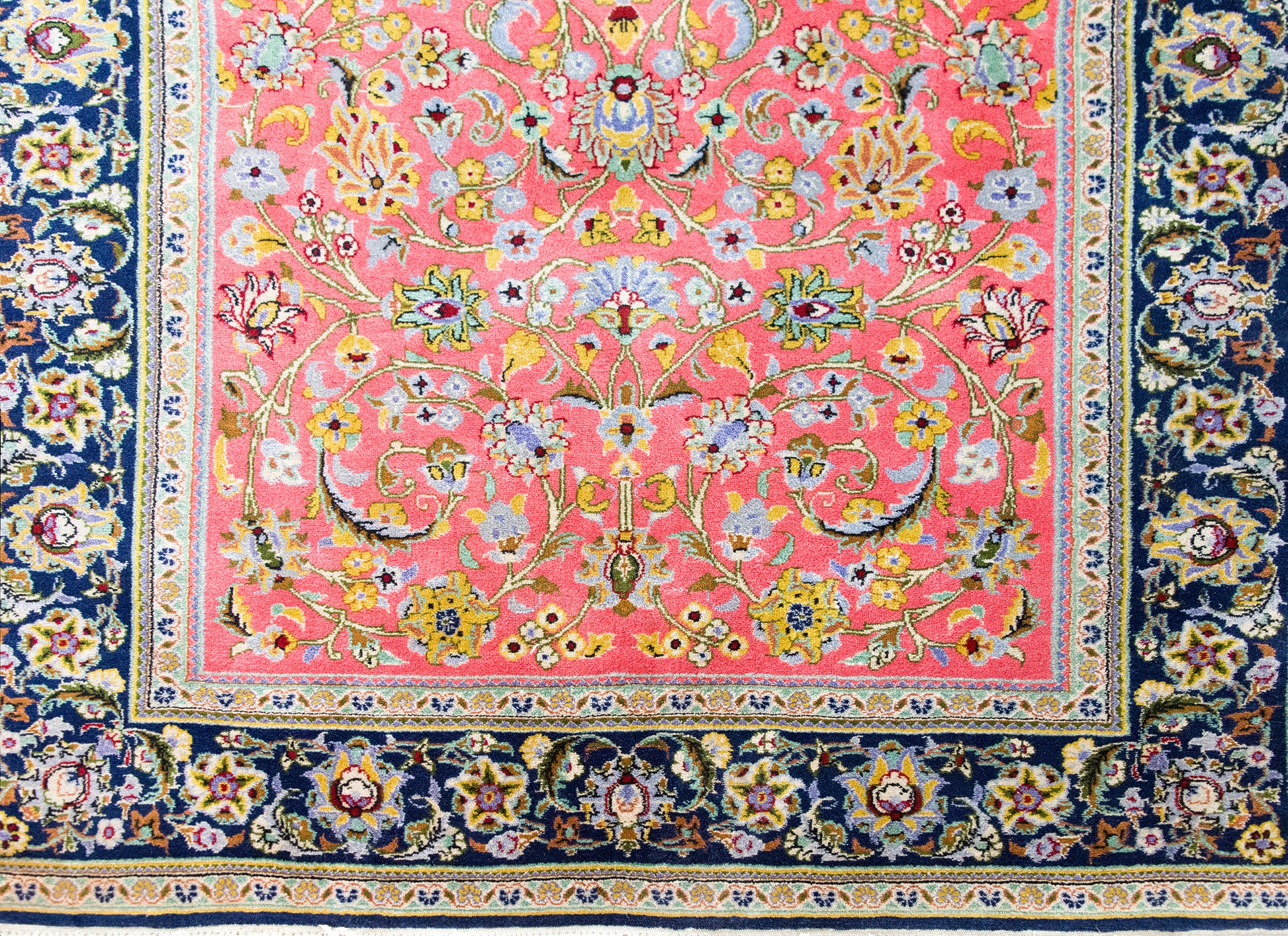 Late 20th Century Persian Qum Rug For Sale