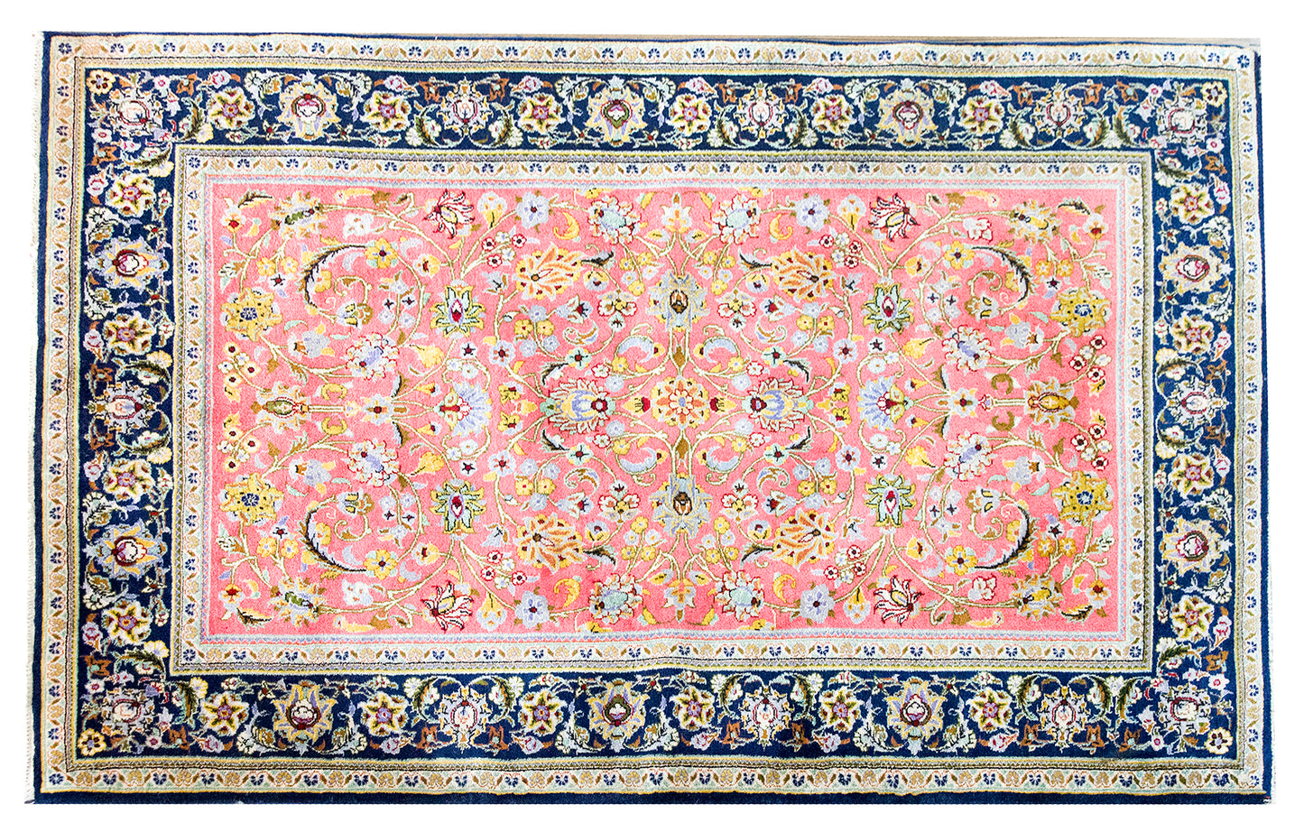 Late 20th Century Persian Qum Rug For Sale