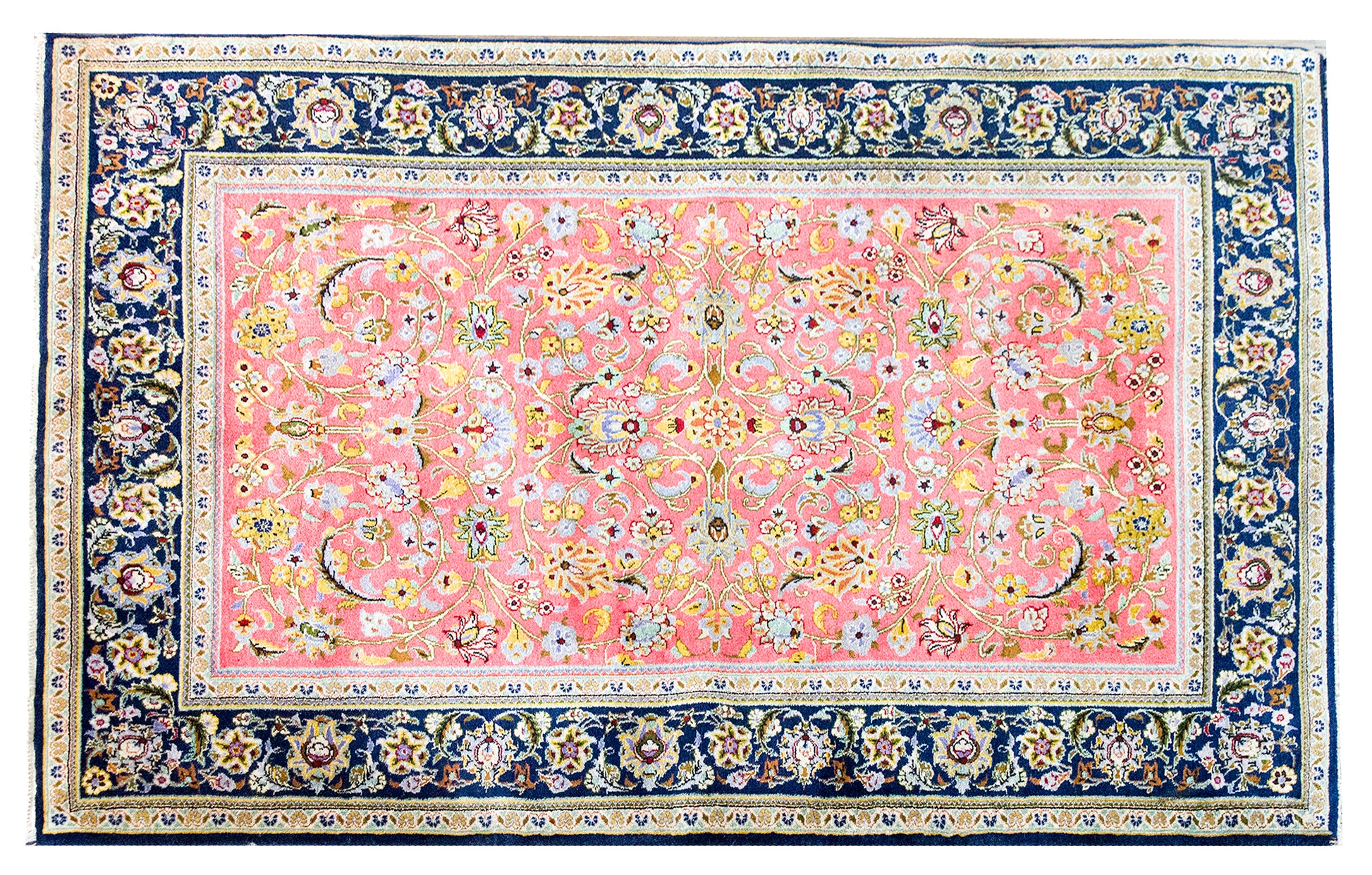Late 20th Century Persian Qum Rug For Sale