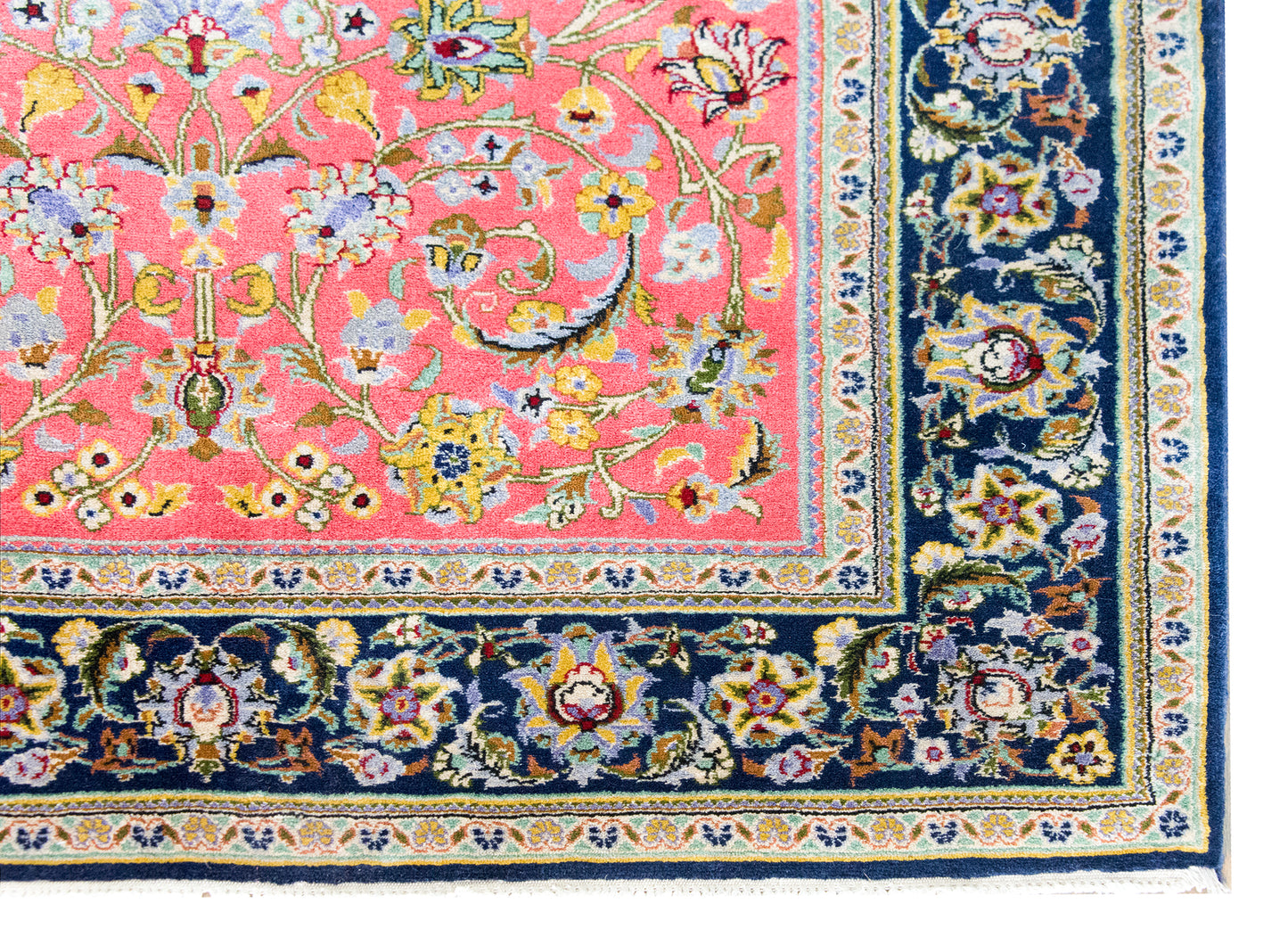 Late 20th Century Persian Qum Rug For Sale