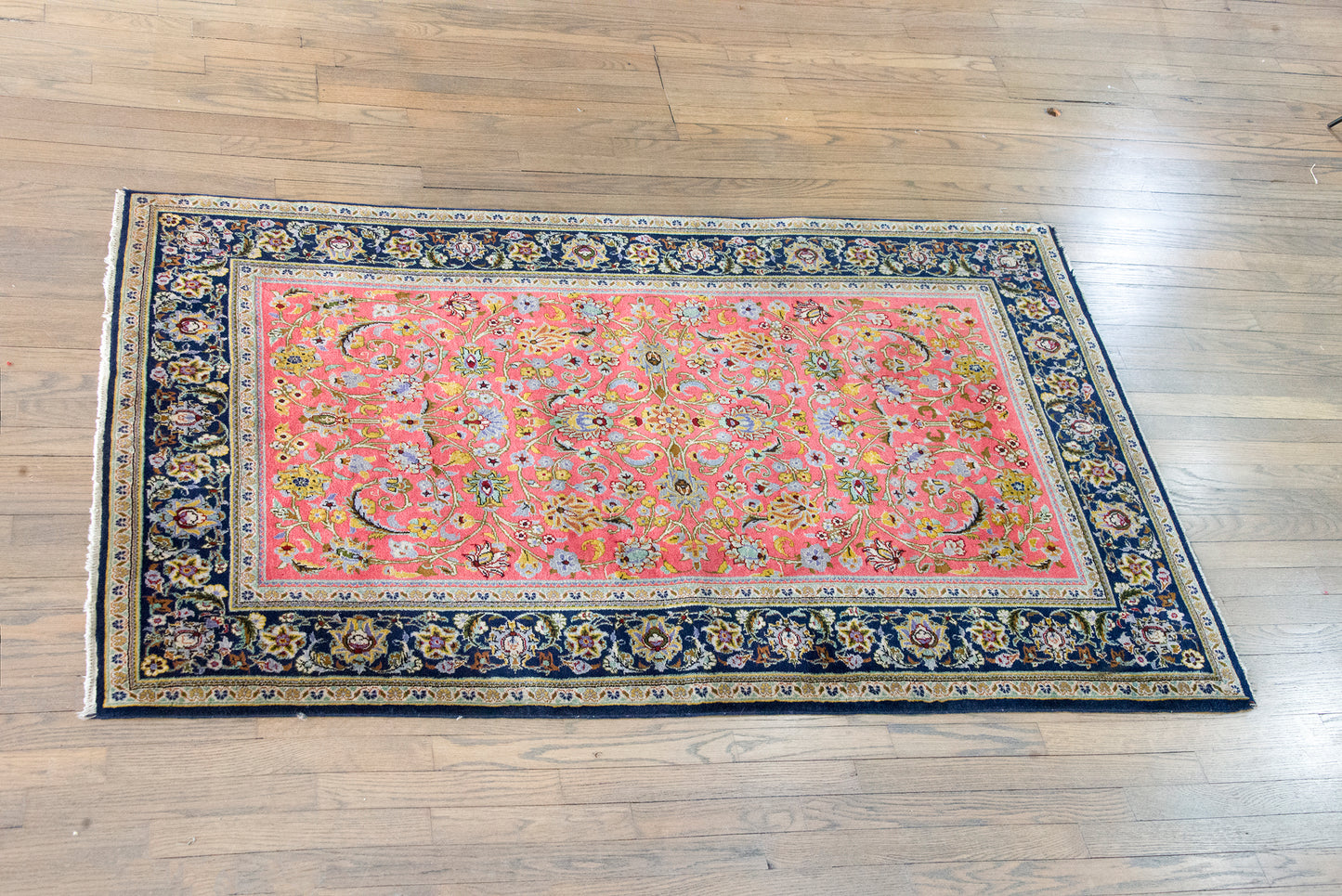 Late 20th Century Persian Qum Rug For Sale